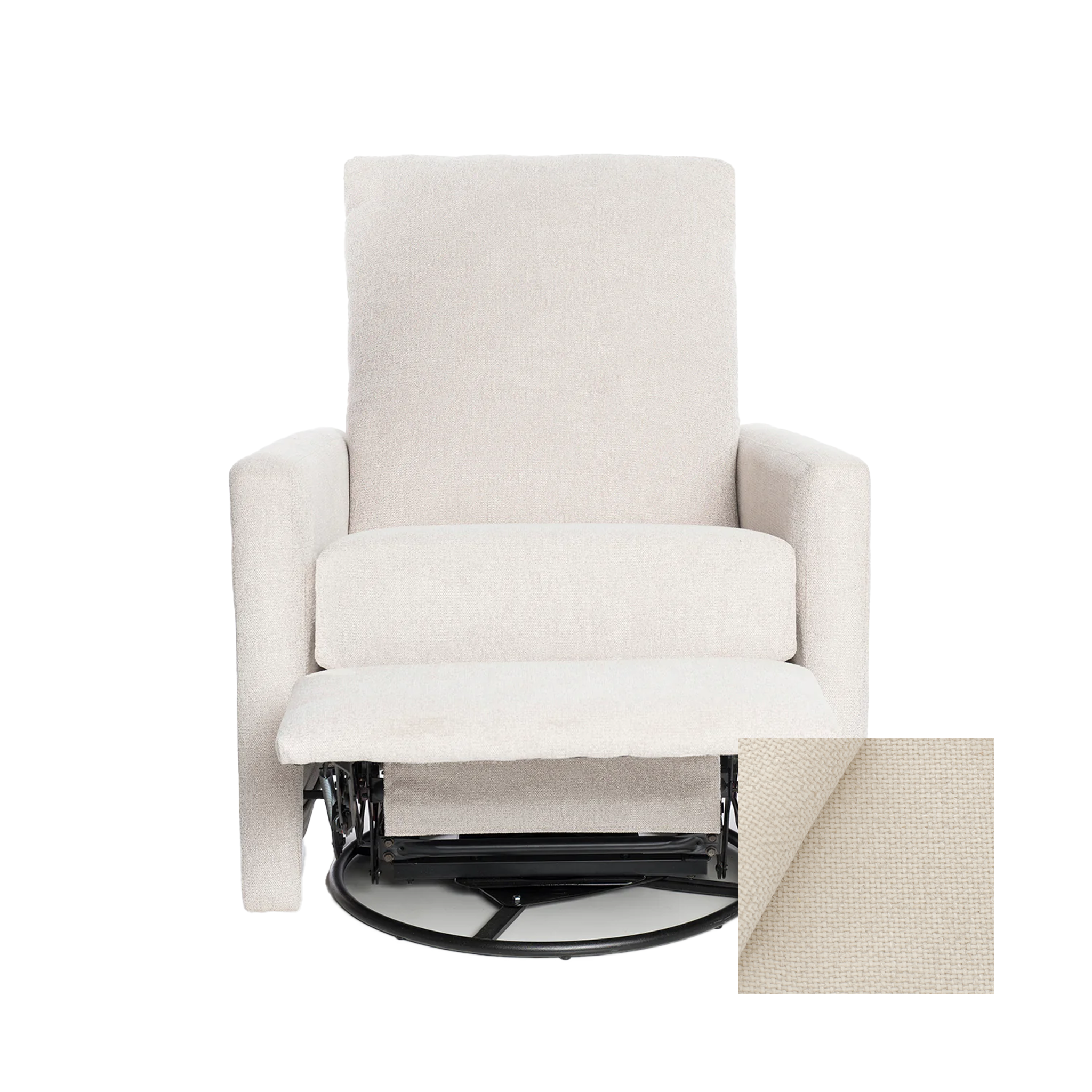 Oilo Drew Gliding Swivel Nursery Recliner - Tots to Teens Furniture