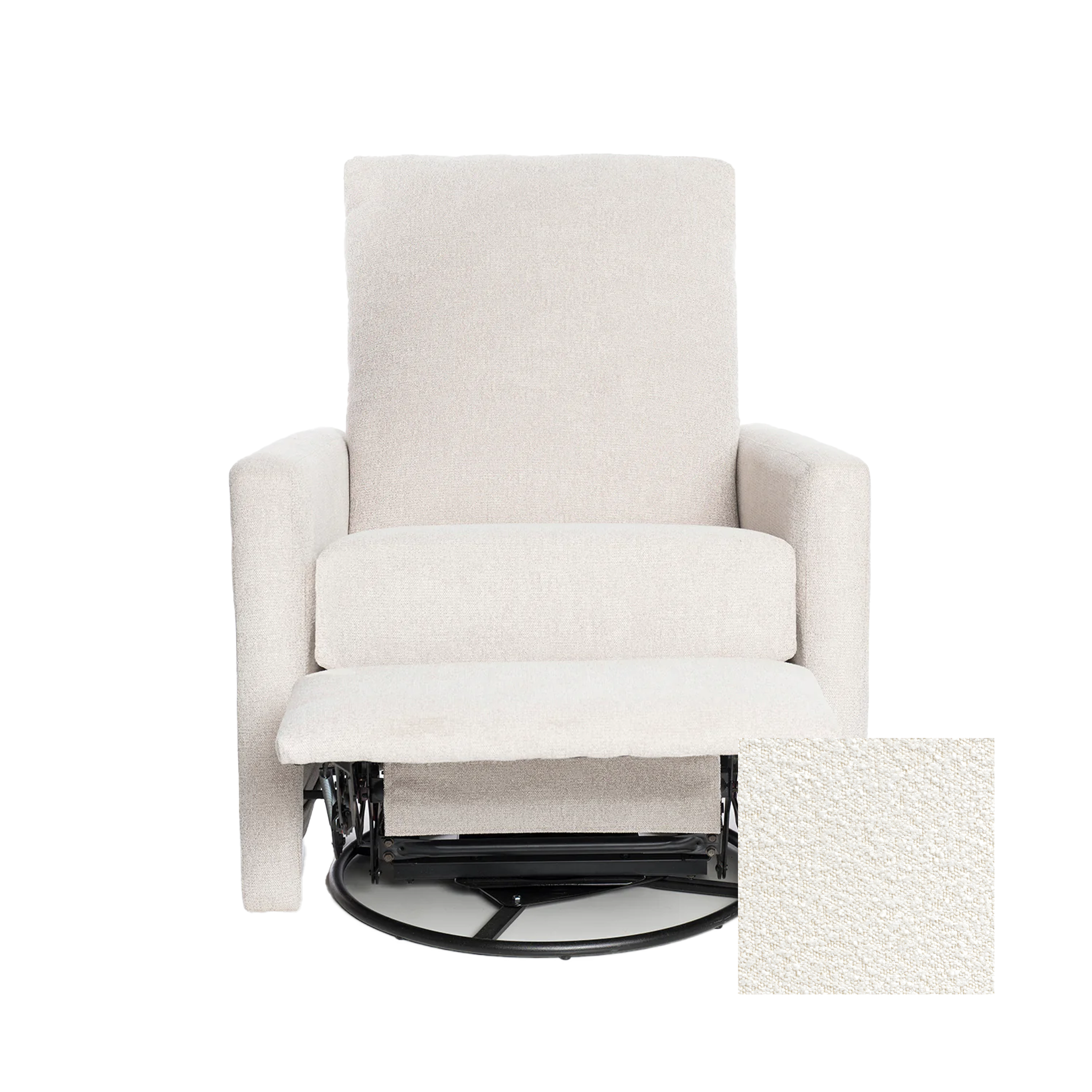 Oilo Drew Gliding Swivel Nursery Recliner - Tots to Teens Furniture