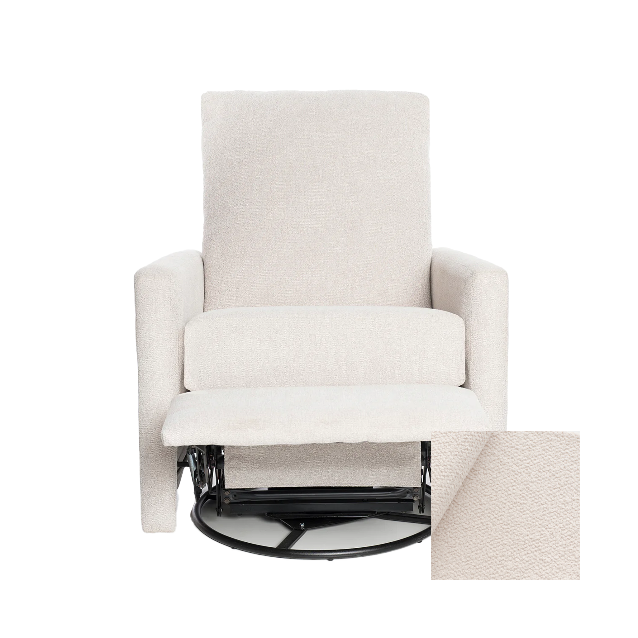 Oilo Drew Gliding Swivel Nursery Recliner - Tots to Teens Furniture