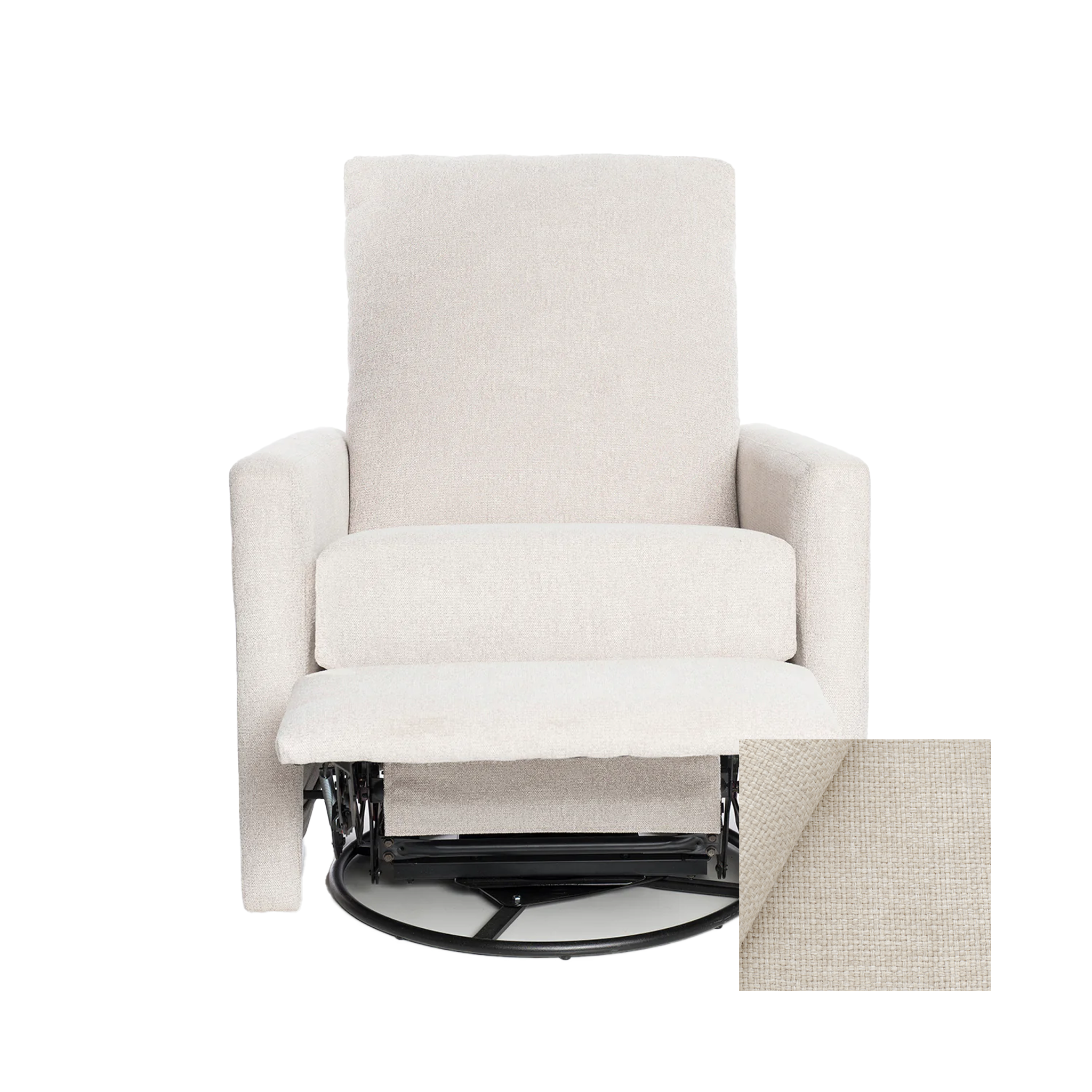 Oilo Drew Gliding Swivel Nursery Recliner - Tots to Teens Furniture