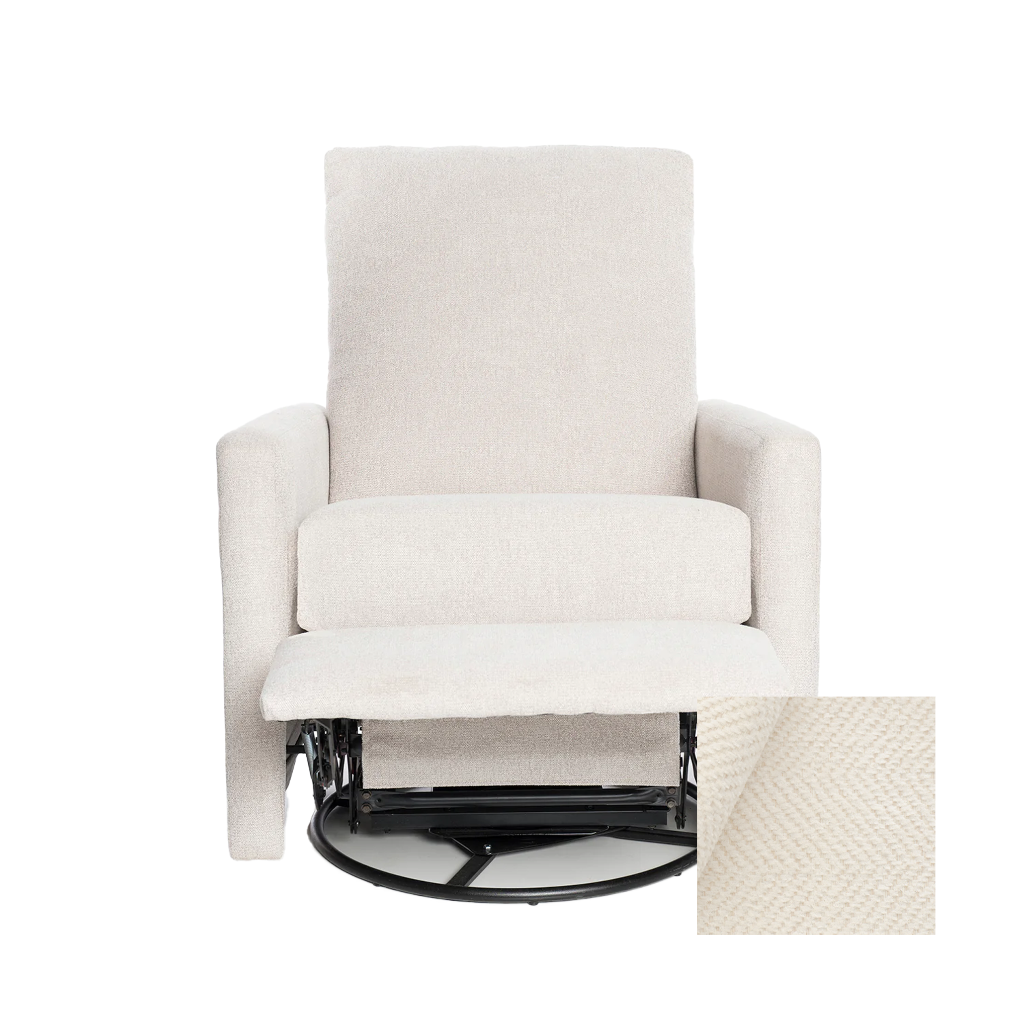 Oilo Drew Gliding Swivel Nursery Recliner - Tots to Teens Furniture