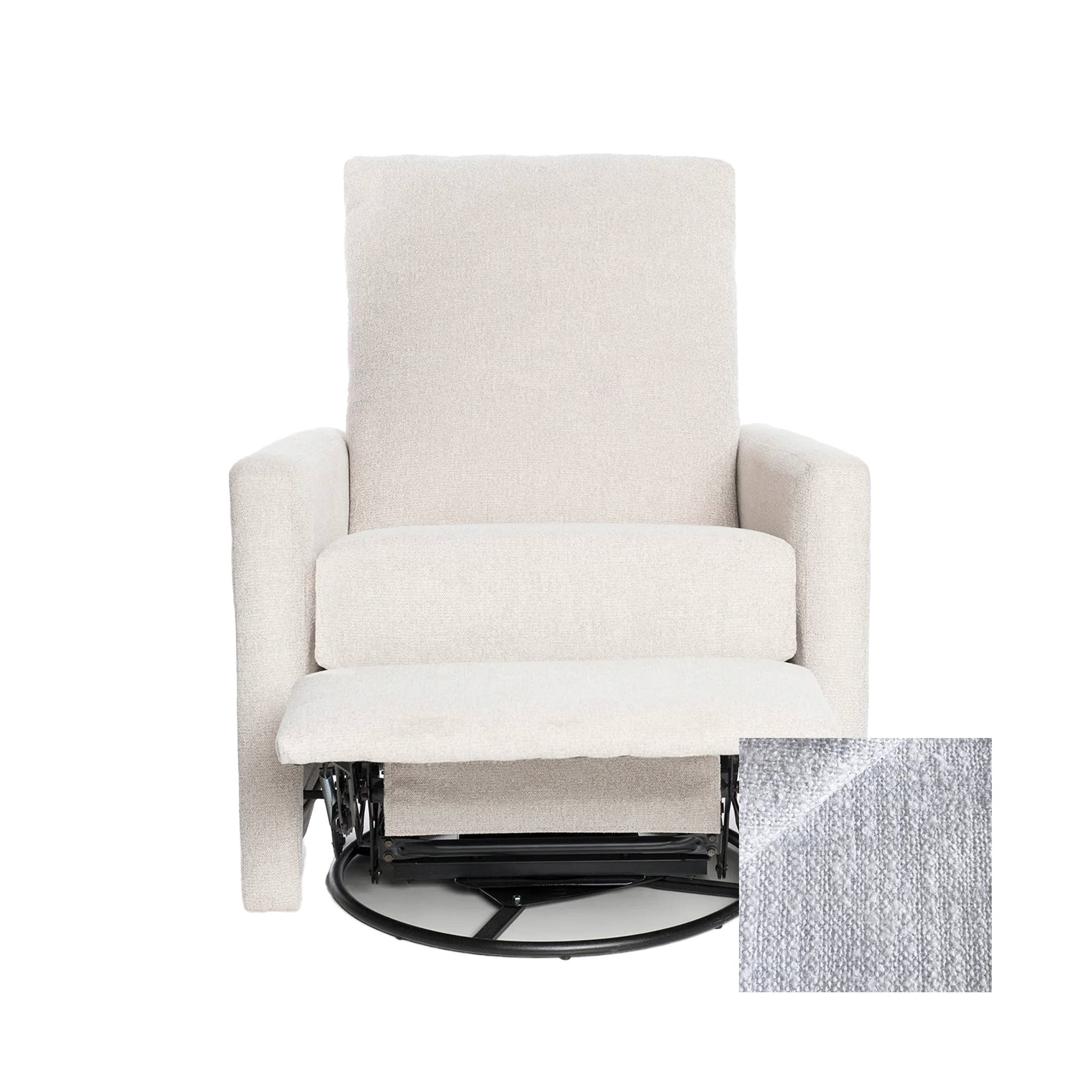 Oilo Drew Gliding Swivel Nursery Recliner - Tots to Teens Furniture