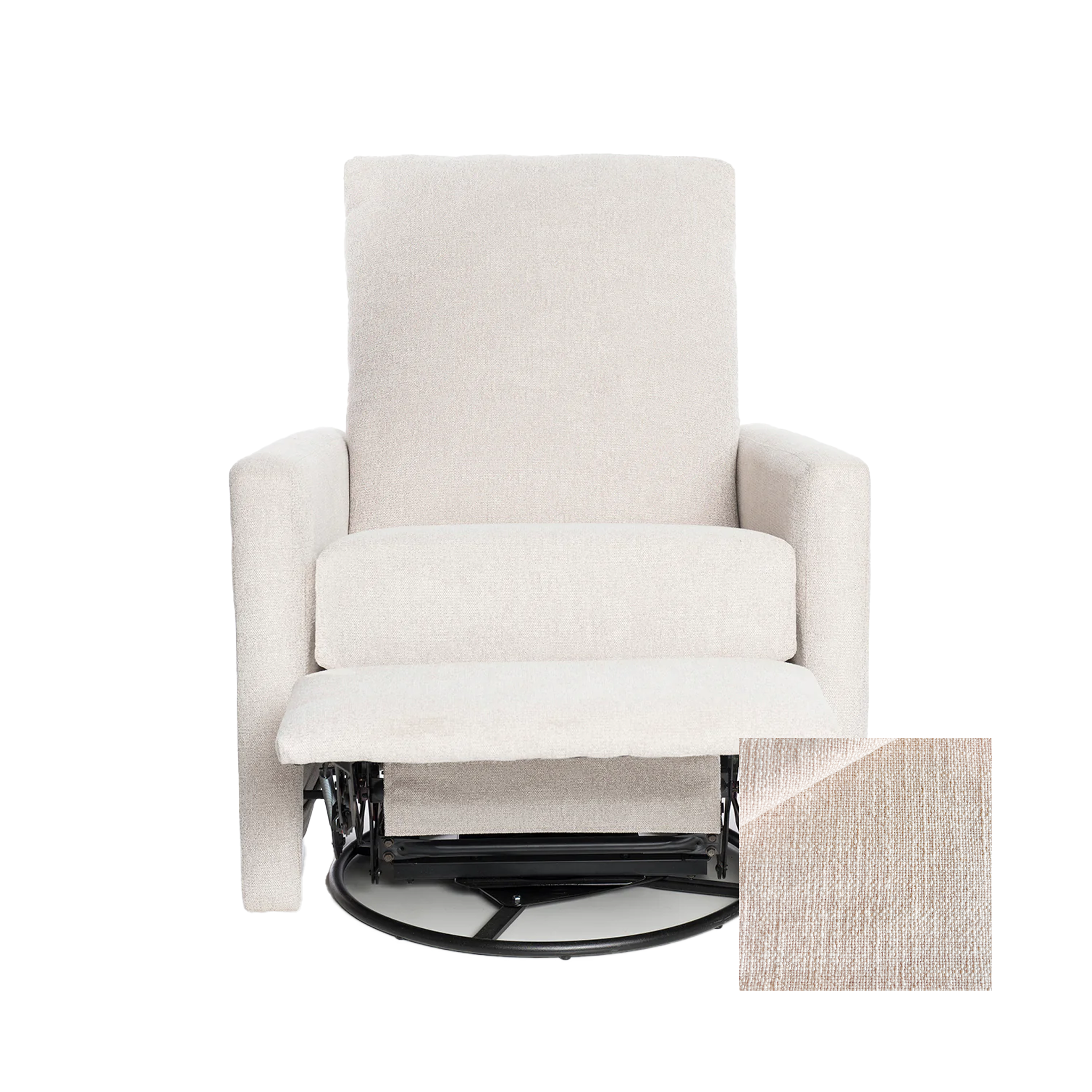 Oilo Drew Gliding Swivel Nursery Recliner - Tots to Teens Furniture