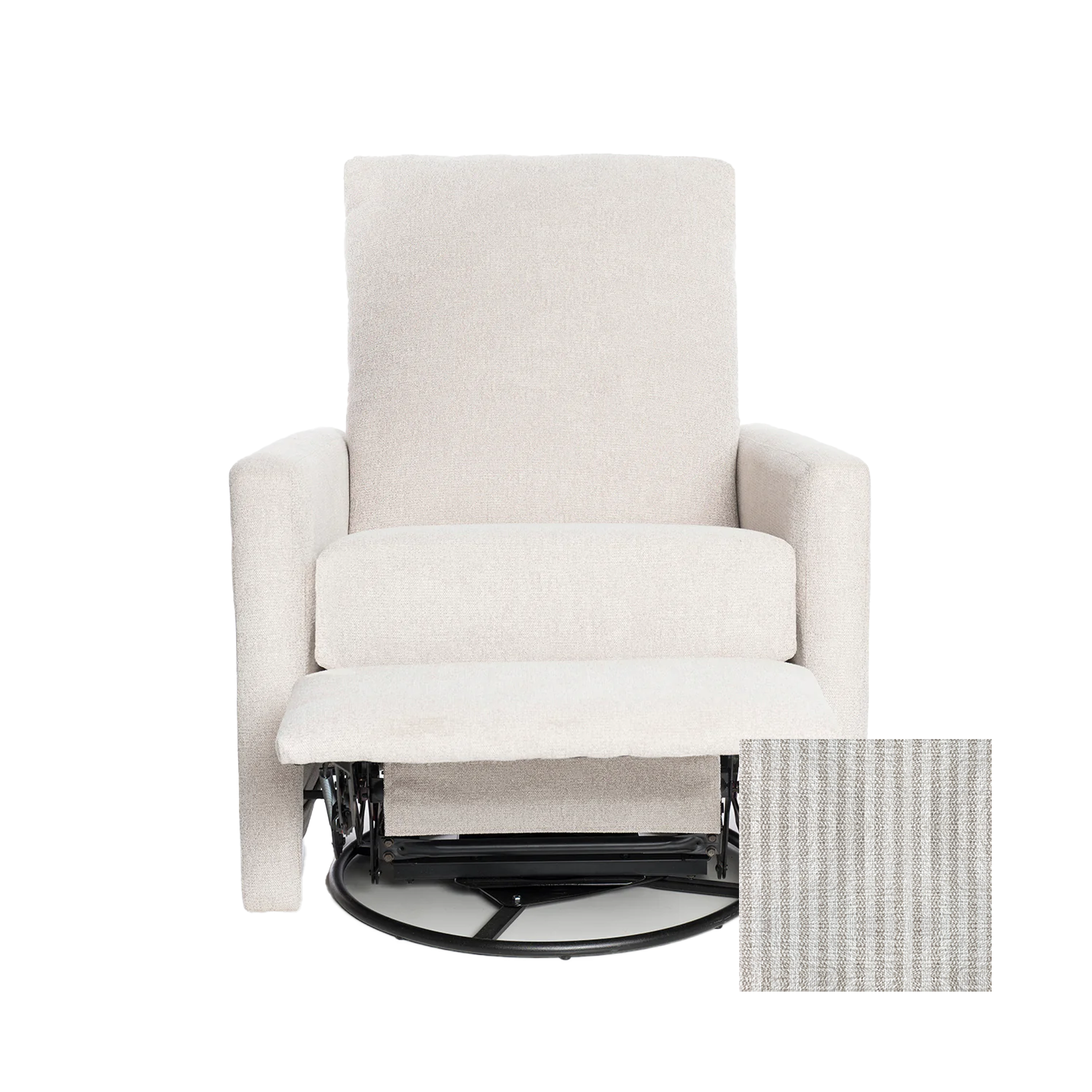 Oilo Drew Gliding Swivel Nursery Recliner - Tots to Teens Furniture