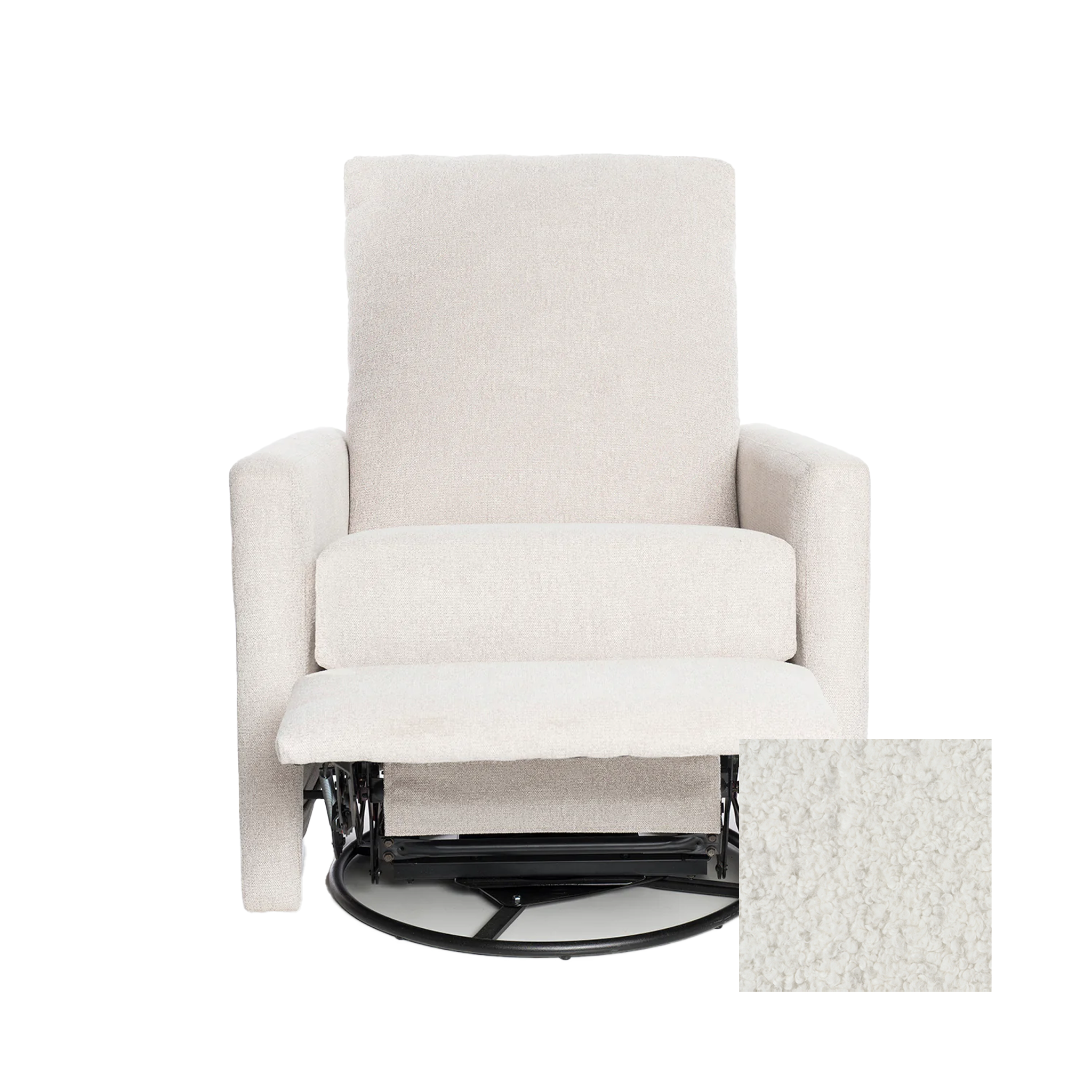 Oilo Drew Gliding Swivel Nursery Recliner - Tots to Teens Furniture