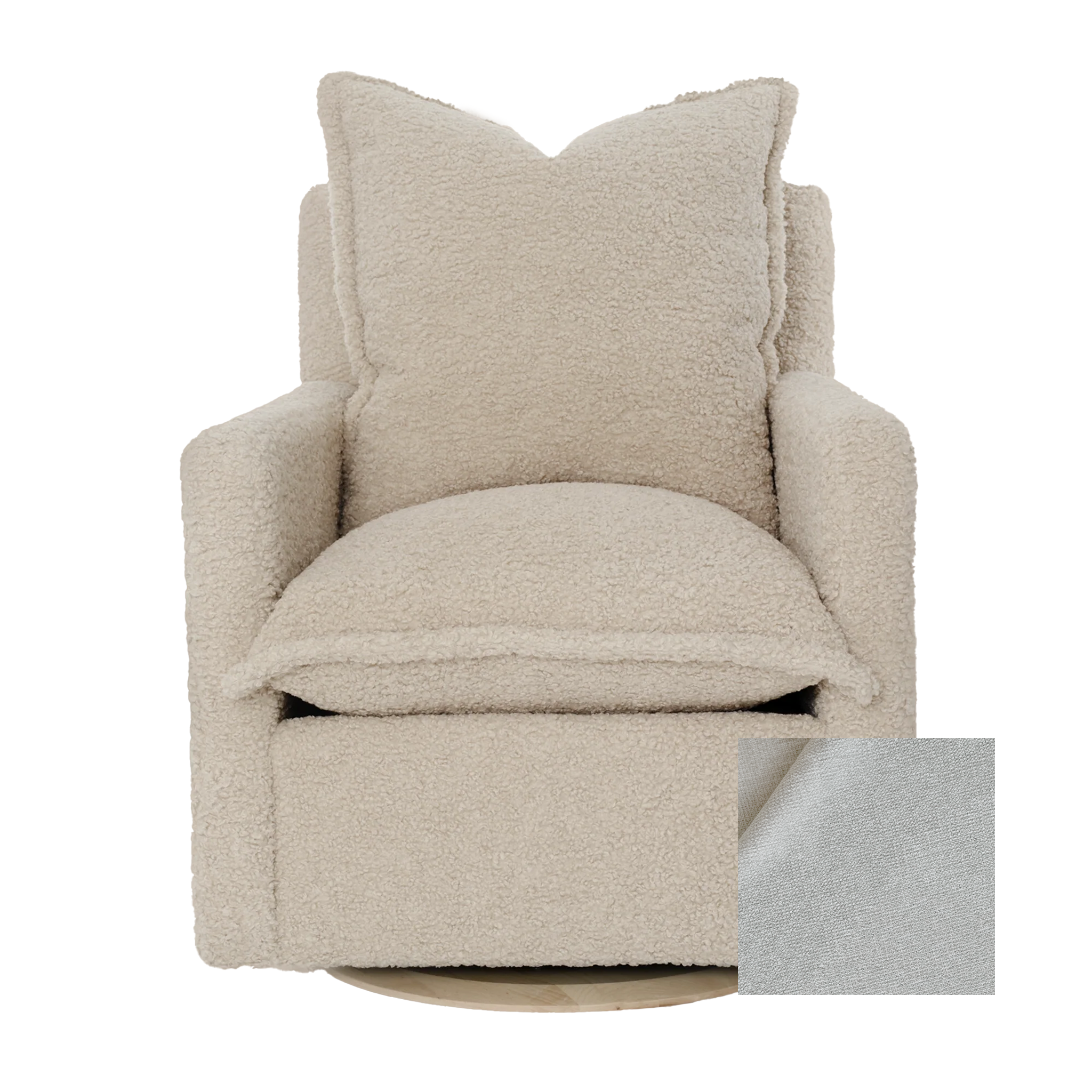 Oilo Nola Swivel Nursery Glider - Tots to Teens Furniture