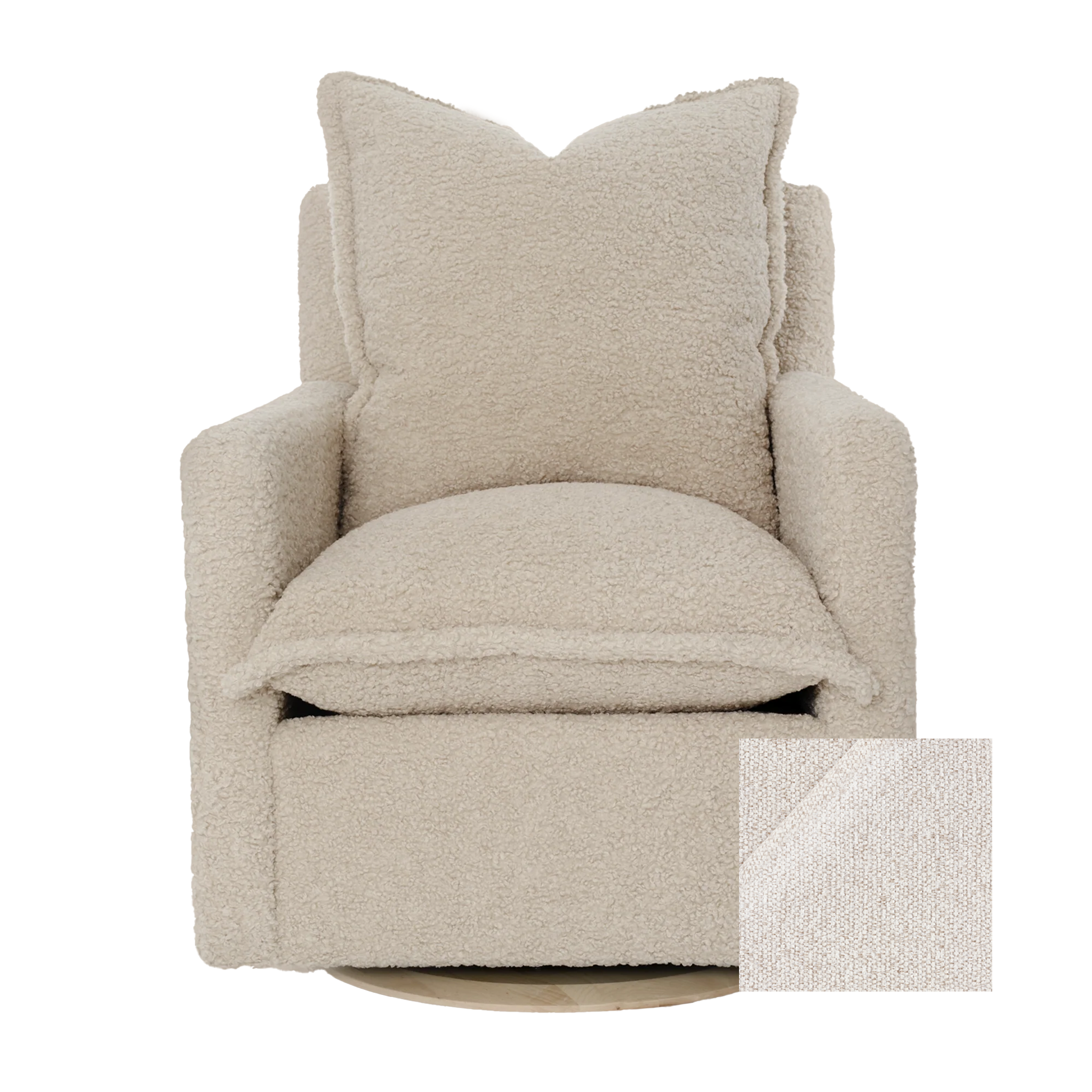 Oilo Nola Swivel Nursery Glider - Tots to Teens Furniture