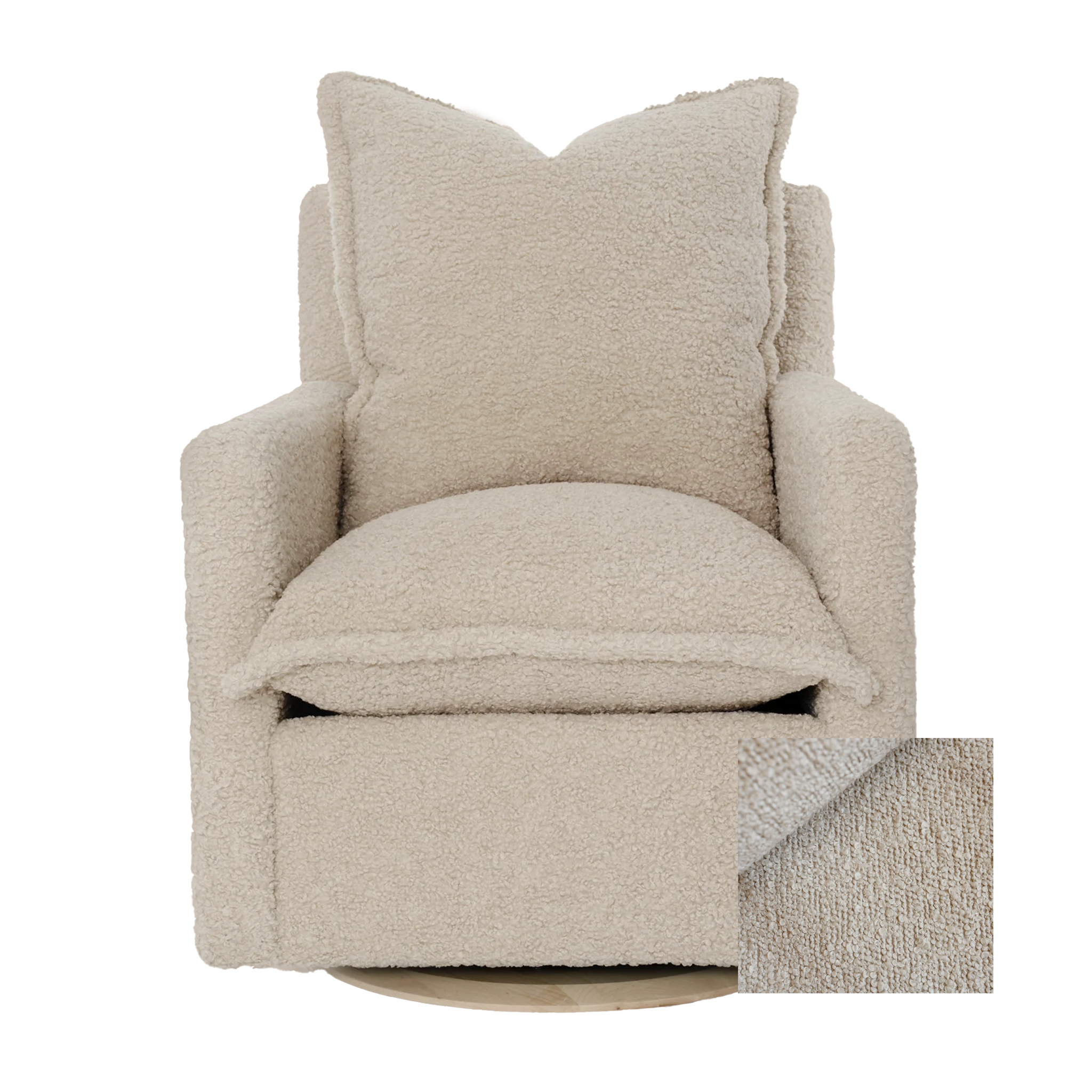 Oilo Nola Swivel Nursery Glider - Tots to Teens Furniture