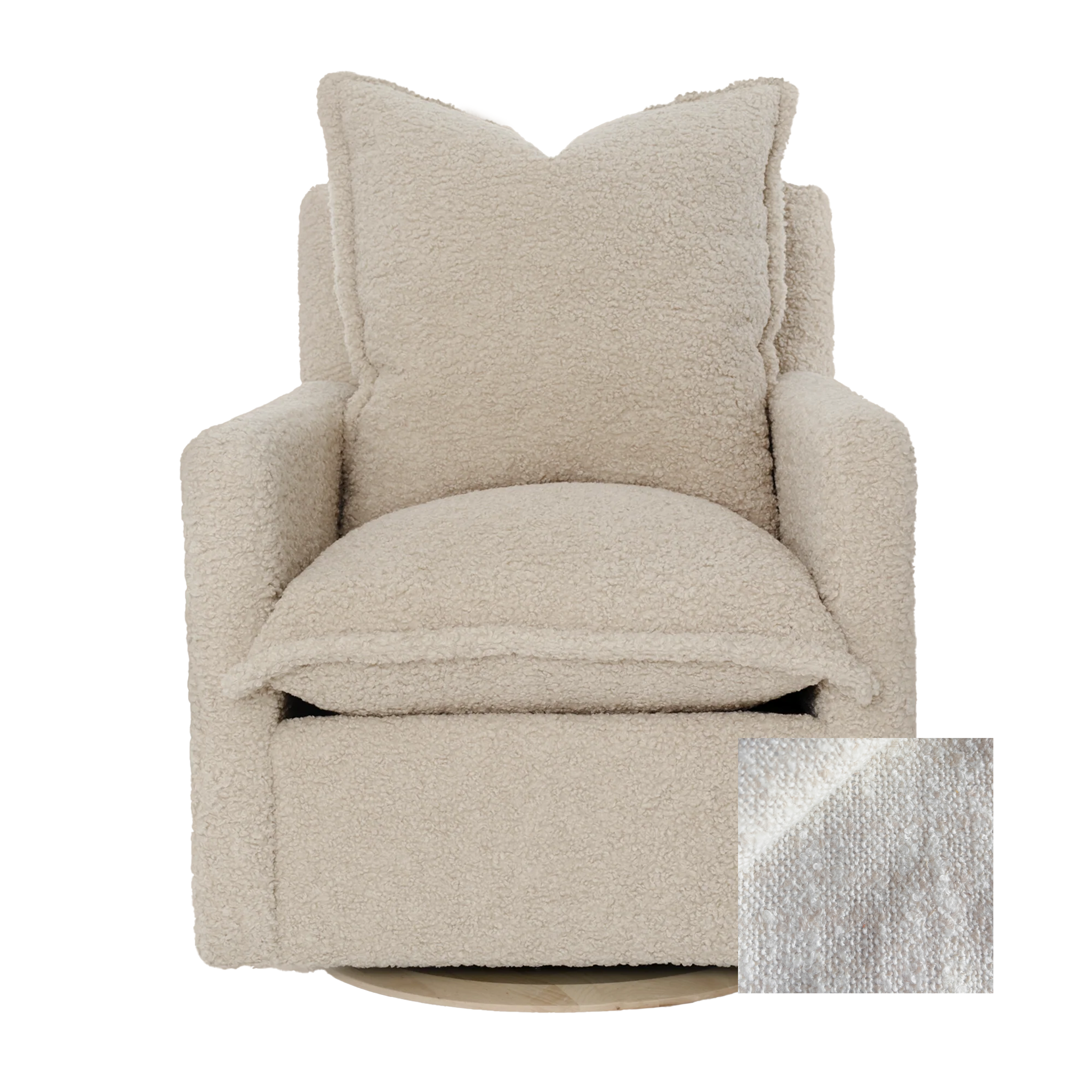 Oilo Nola Swivel Nursery Glider - Tots to Teens Furniture