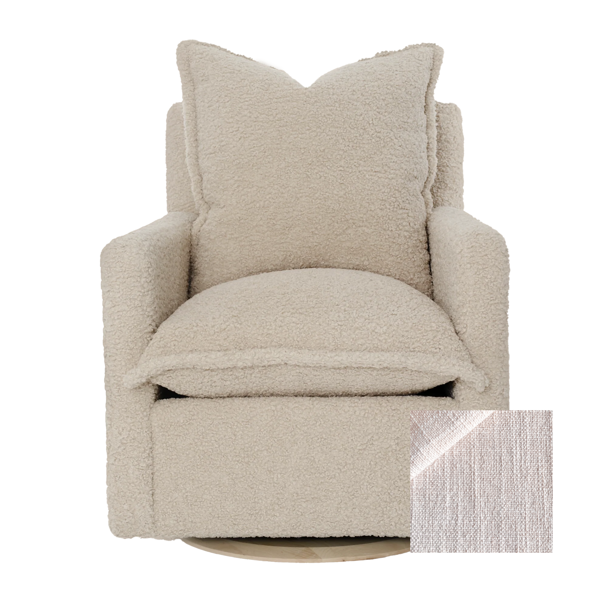 Oilo Nola Swivel Nursery Glider - Tots to Teens Furniture