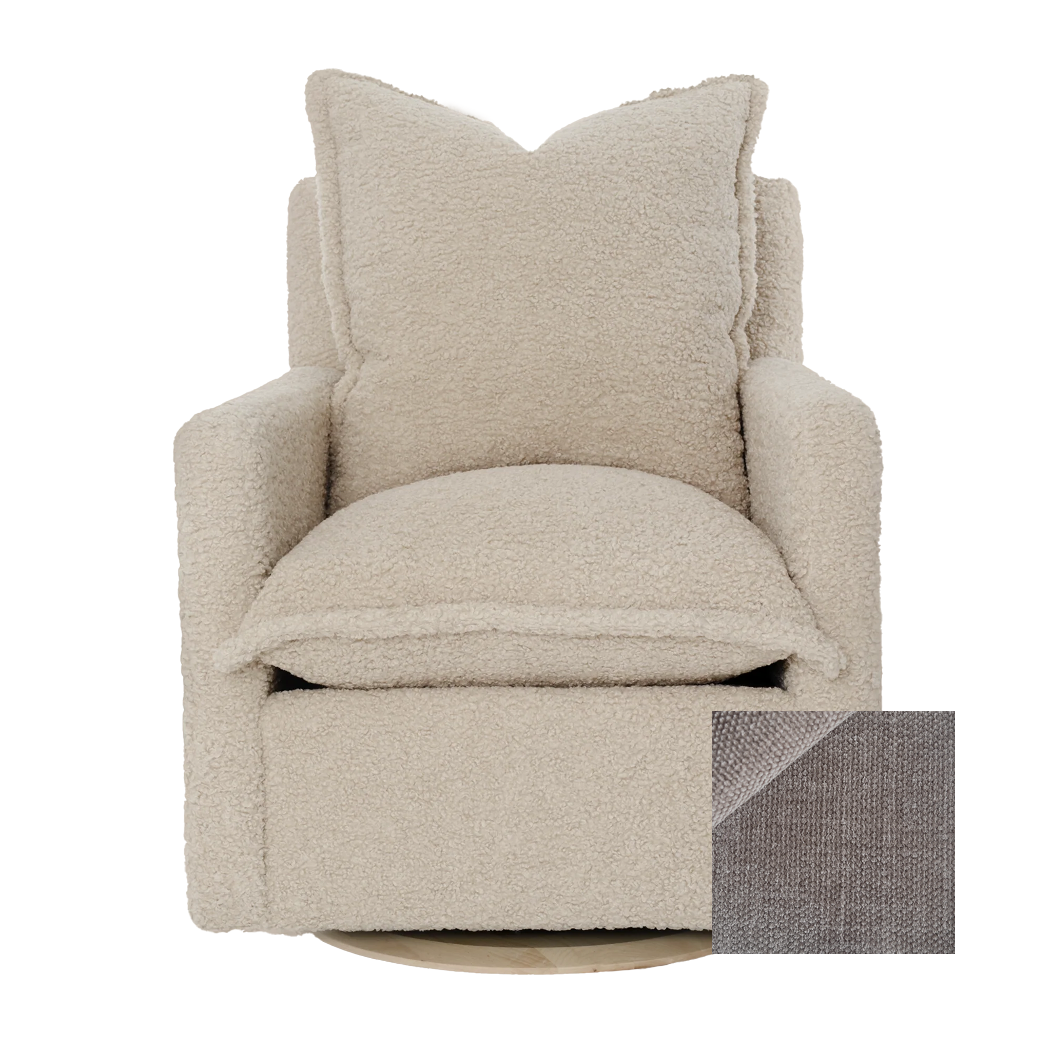 Oilo Nola Swivel Nursery Glider - Tots to Teens Furniture