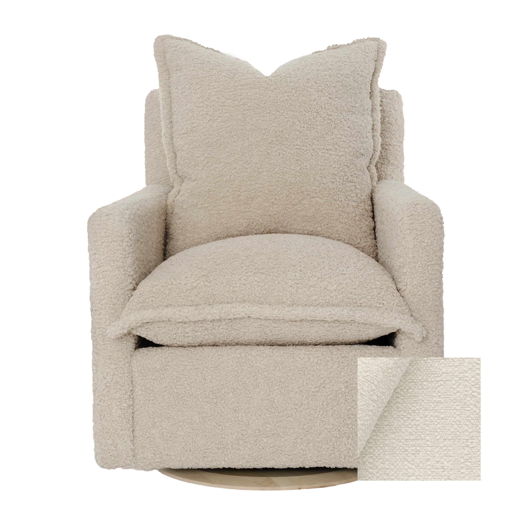 Oilo Nola Swivel Nursery Glider - Tots to Teens Furniture