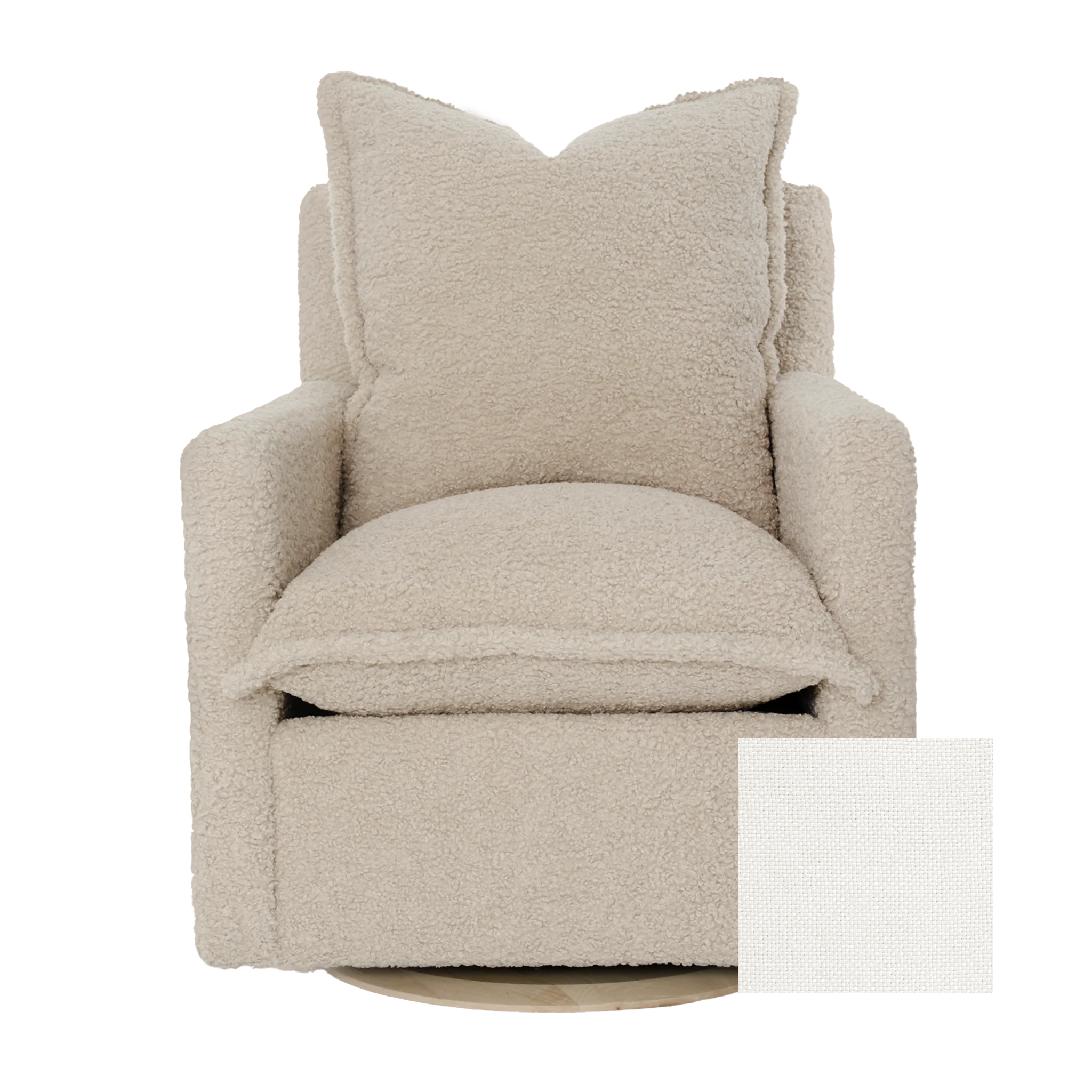 Oilo Nola Swivel Nursery Glider - Tots to Teens Furniture