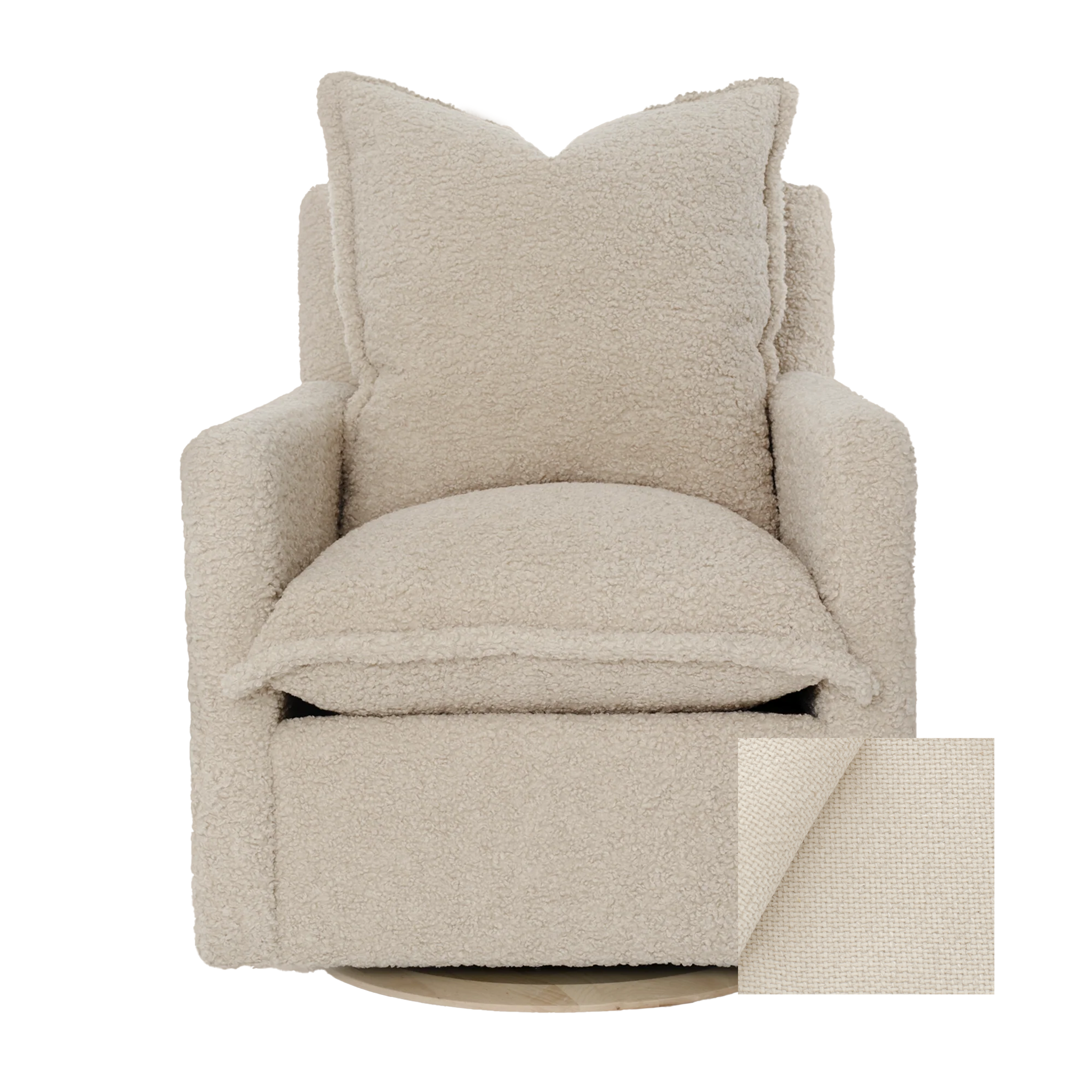 Oilo Nola Swivel Nursery Glider - Tots to Teens Furniture