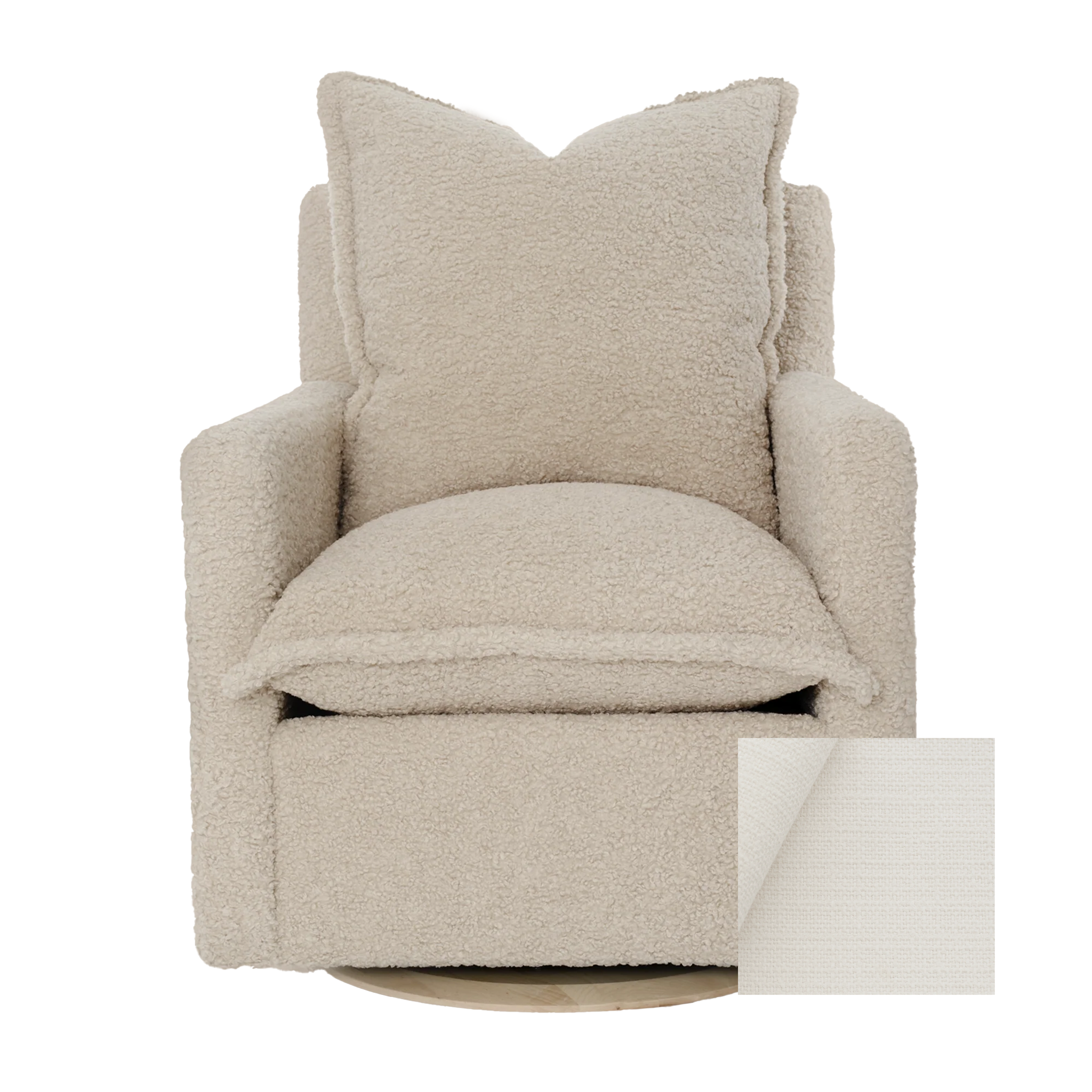 Oilo Nola Swivel Nursery Glider - Tots to Teens Furniture