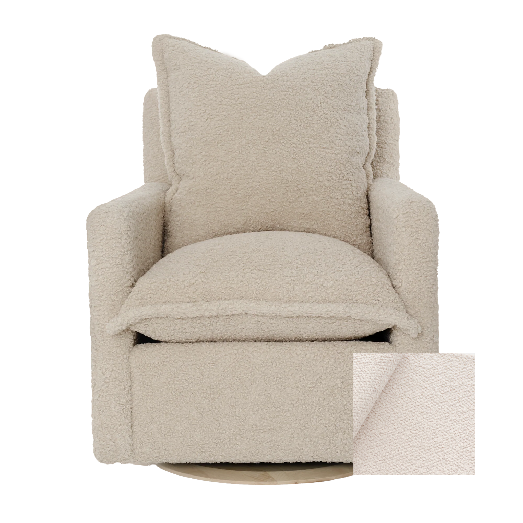 Oilo Nola Swivel Nursery Glider - Tots to Teens Furniture