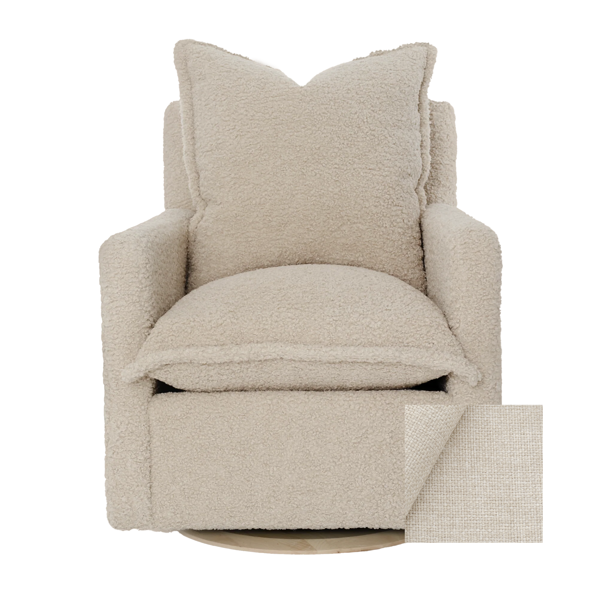 Oilo Nola Swivel Nursery Glider - Tots to Teens Furniture