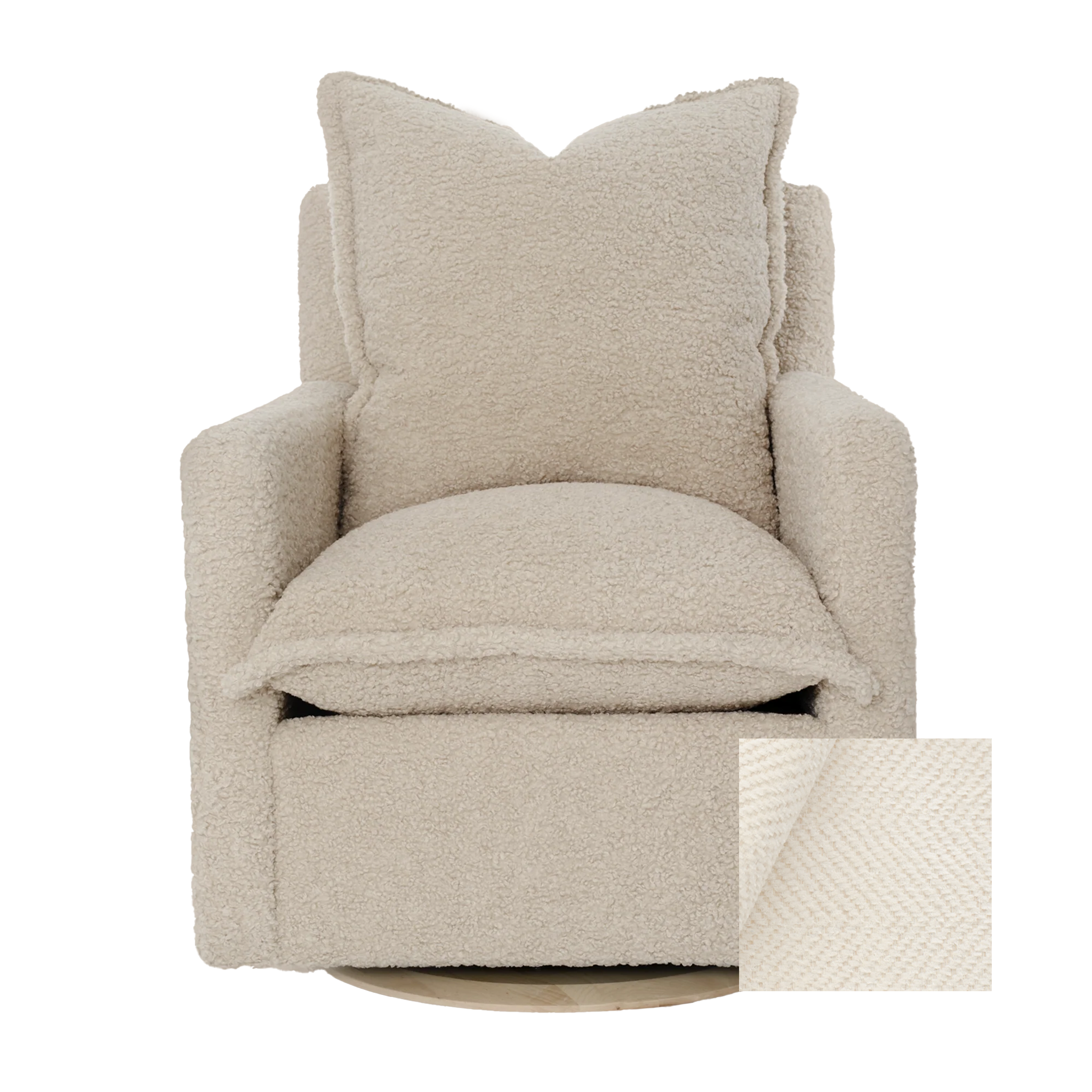 Oilo Nola Swivel Nursery Glider - Tots to Teens Furniture