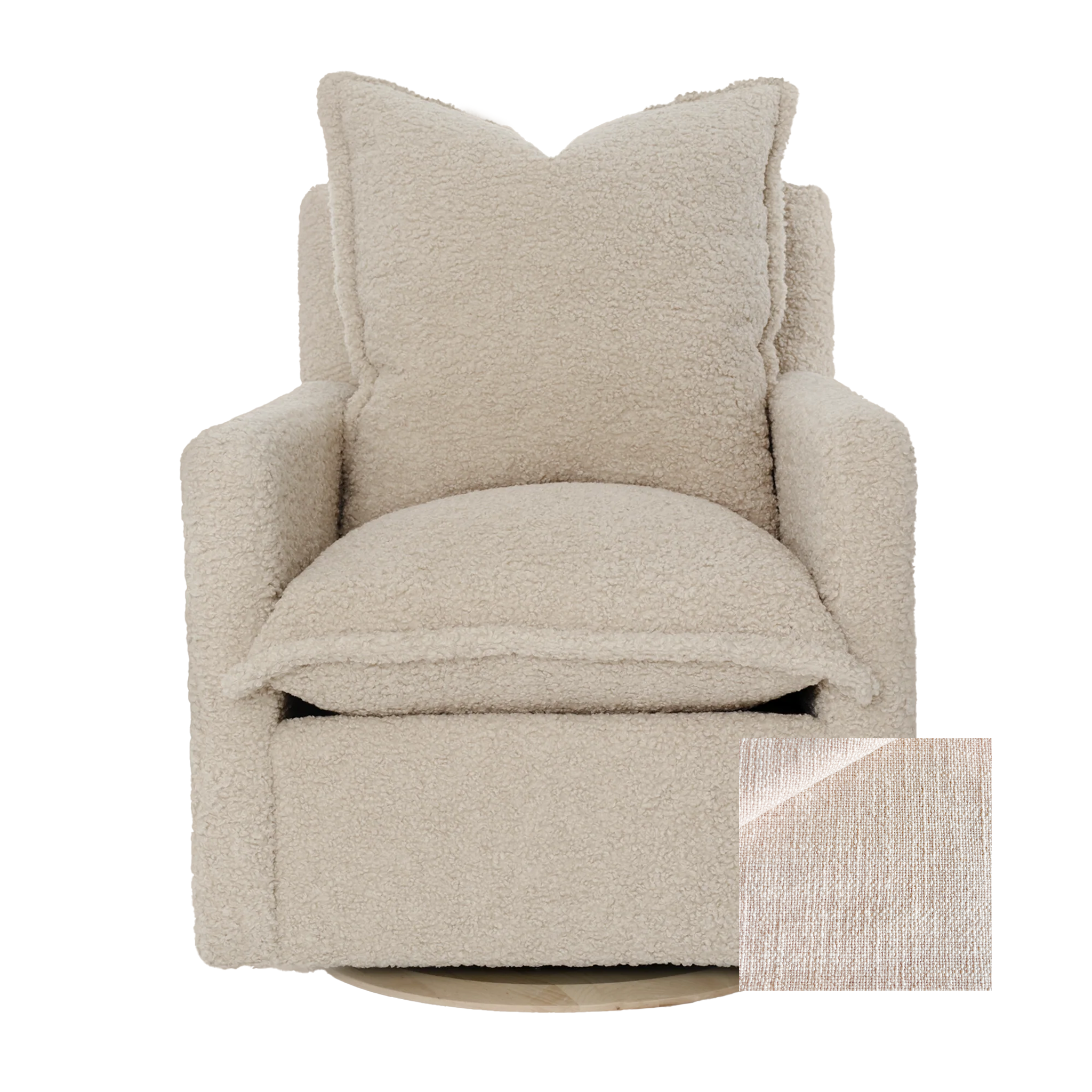 Oilo Nola Swivel Nursery Glider - Tots to Teens Furniture