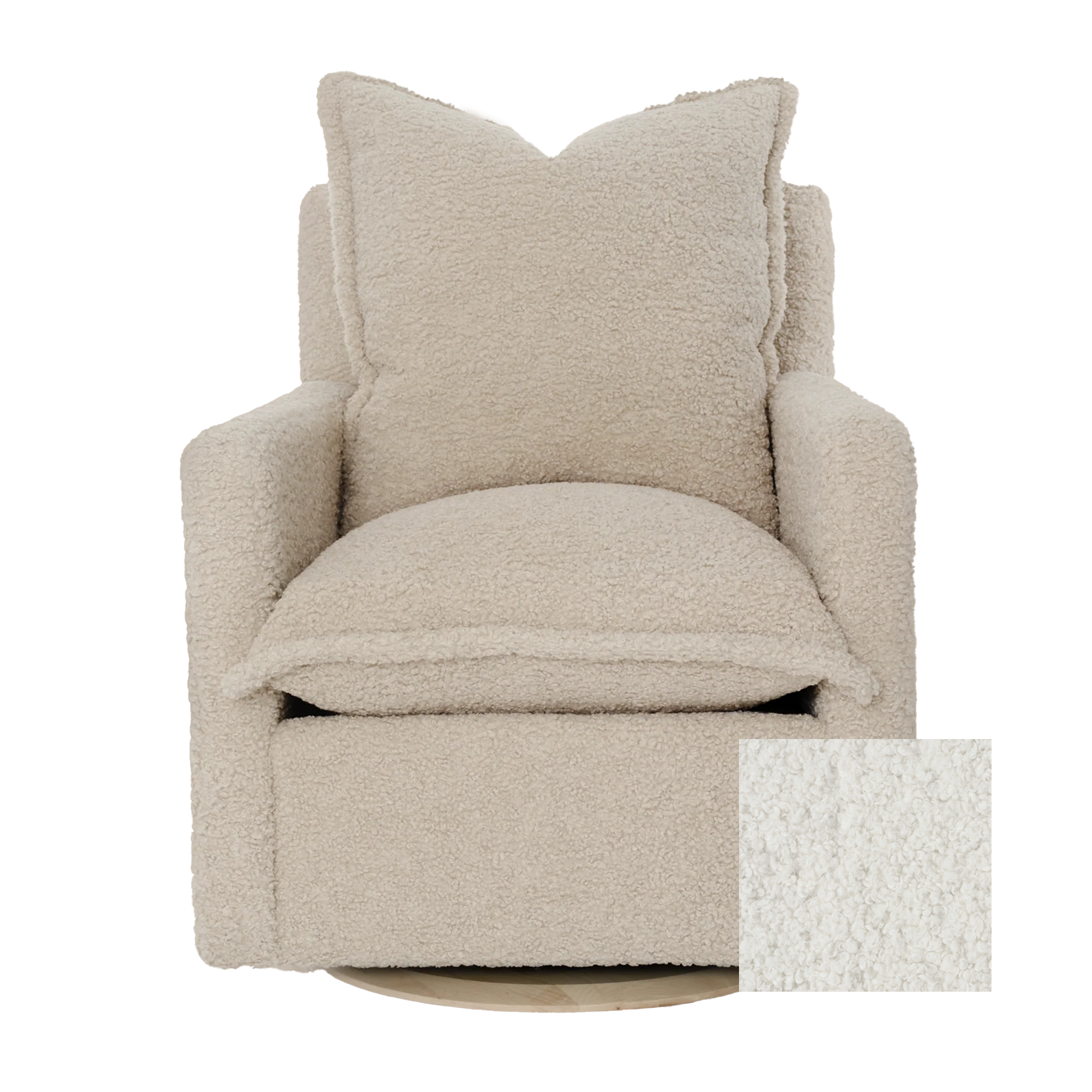 Oilo Nola Swivel Nursery Glider - Tots to Teens Furniture