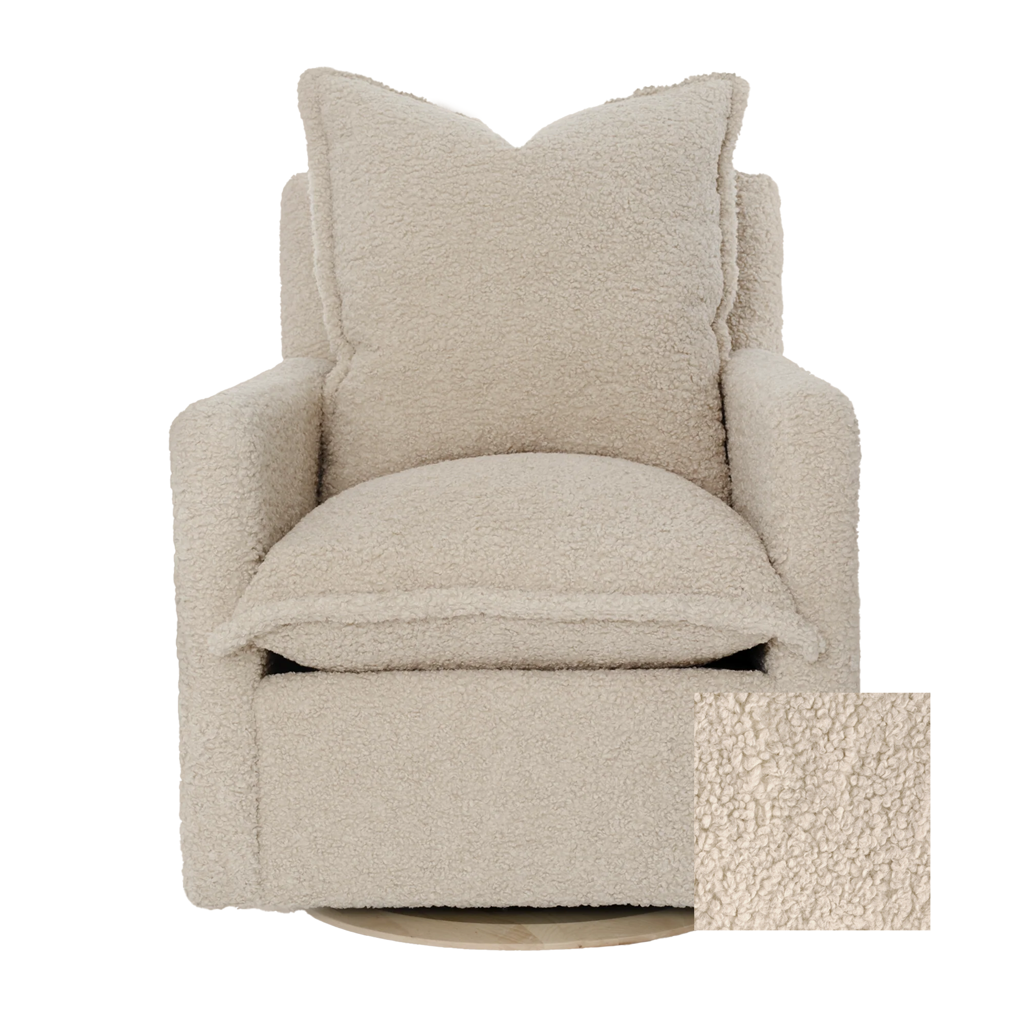 Oilo Nola Swivel Nursery Glider - Tots to Teens Furniture