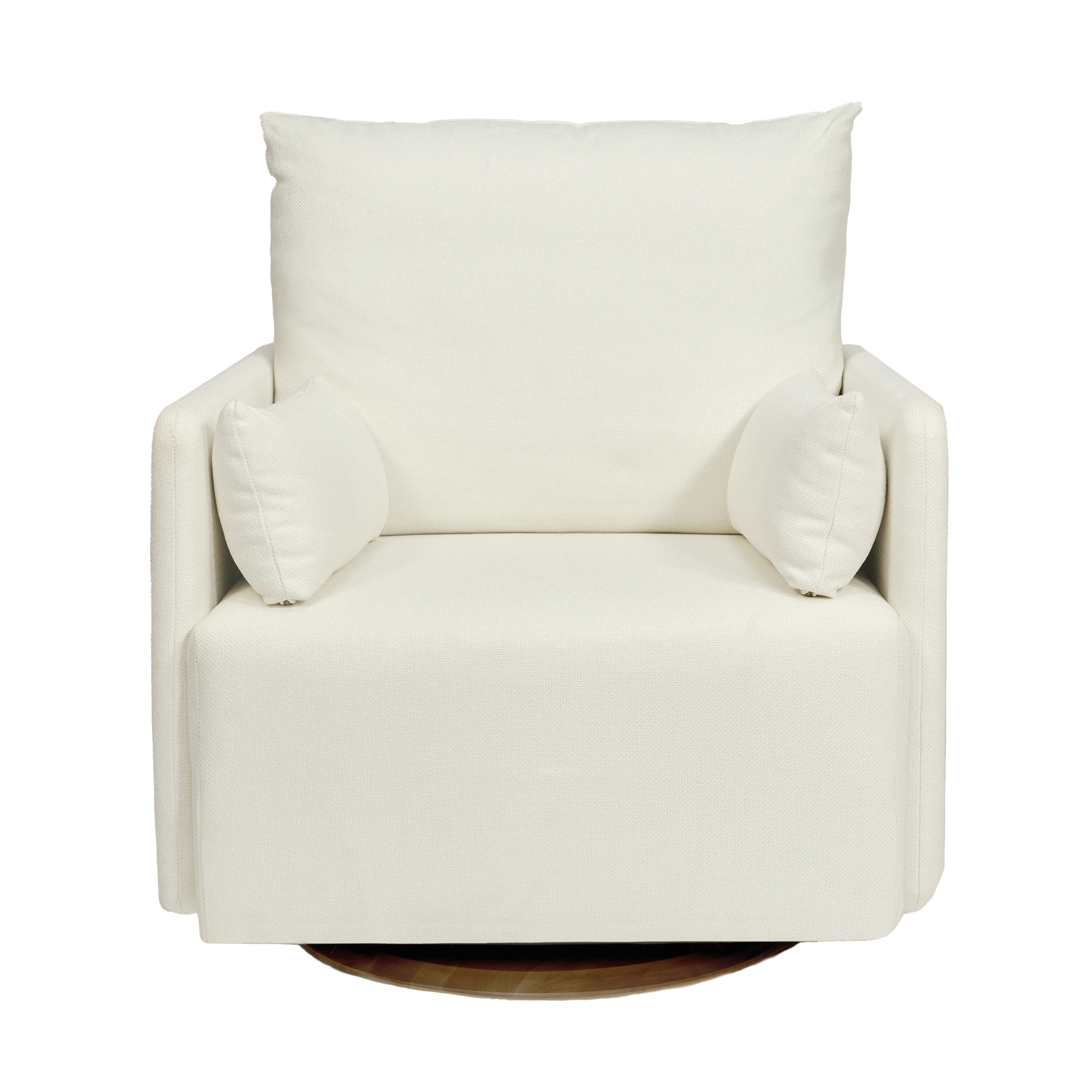 Oilo Ollie a Chair and a Half - Swivel Nursery Glider with Back Recline Feature