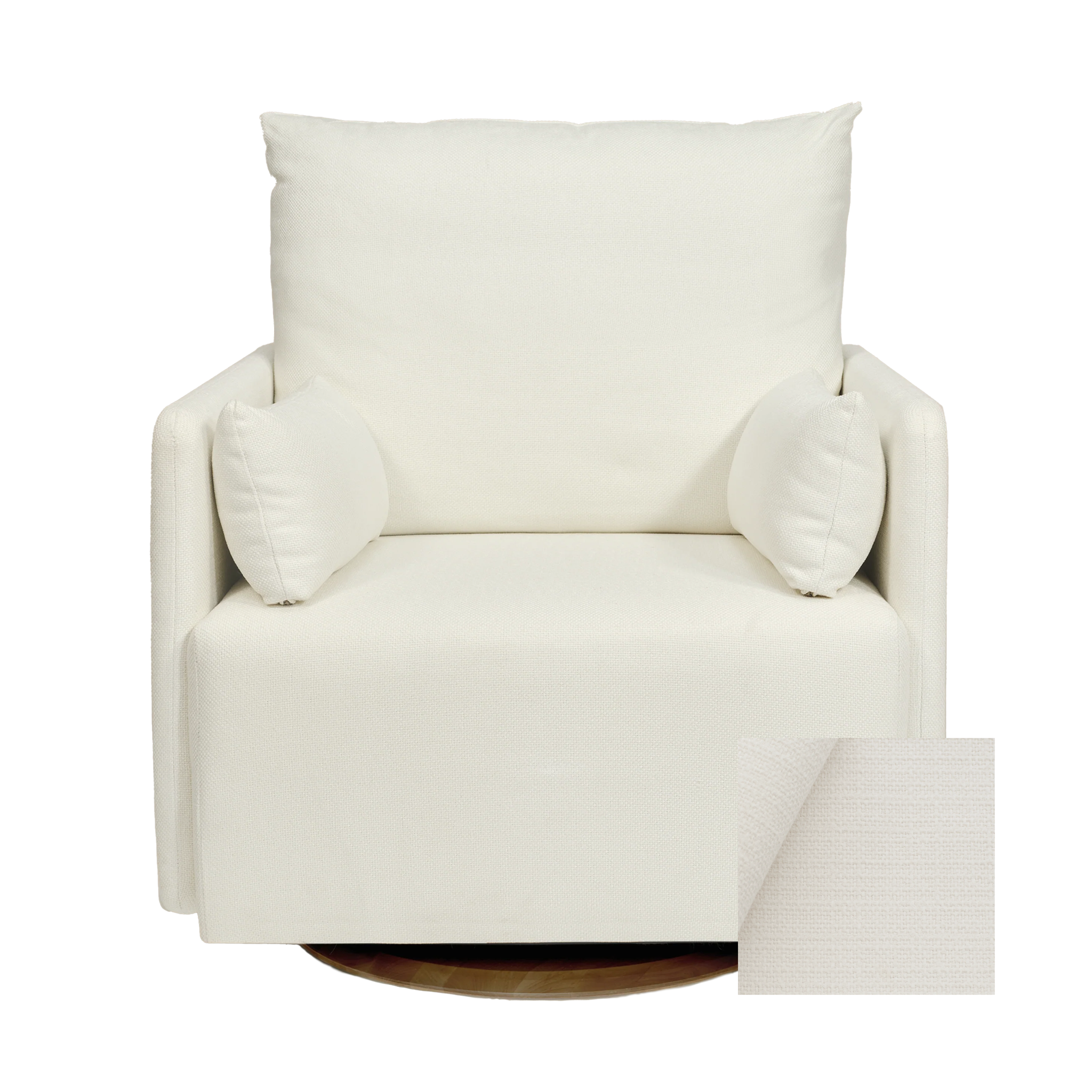 Oilo Ollie a Chair and a Half - Swivel Nursery Glider with Back Recline Feature