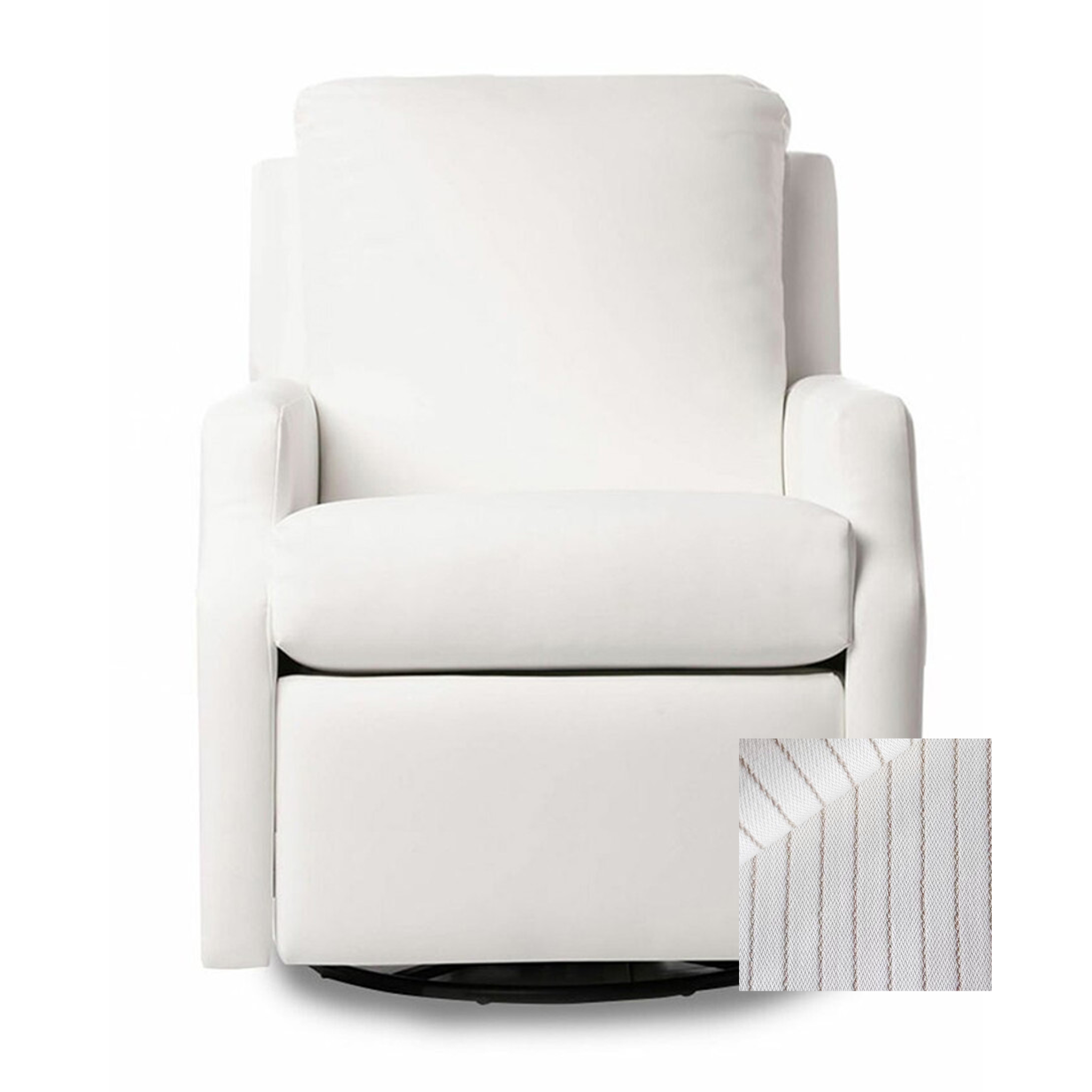 Oilo Harlow Gliding Swivel Nursery Recliner - Tots to Teens Furniture