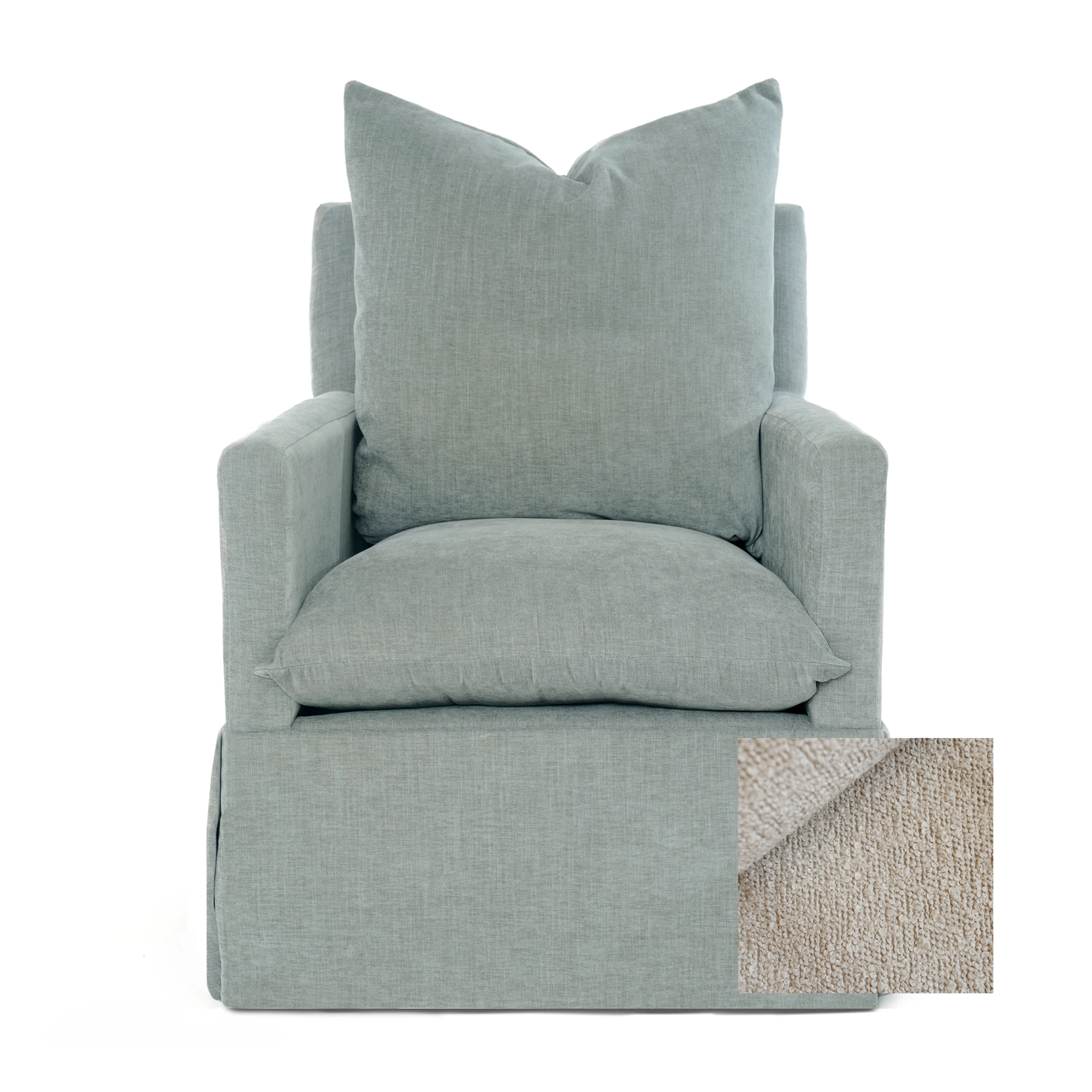 Oilo Zoey Swivel Nursery Glider - Tots to Teens Furniture