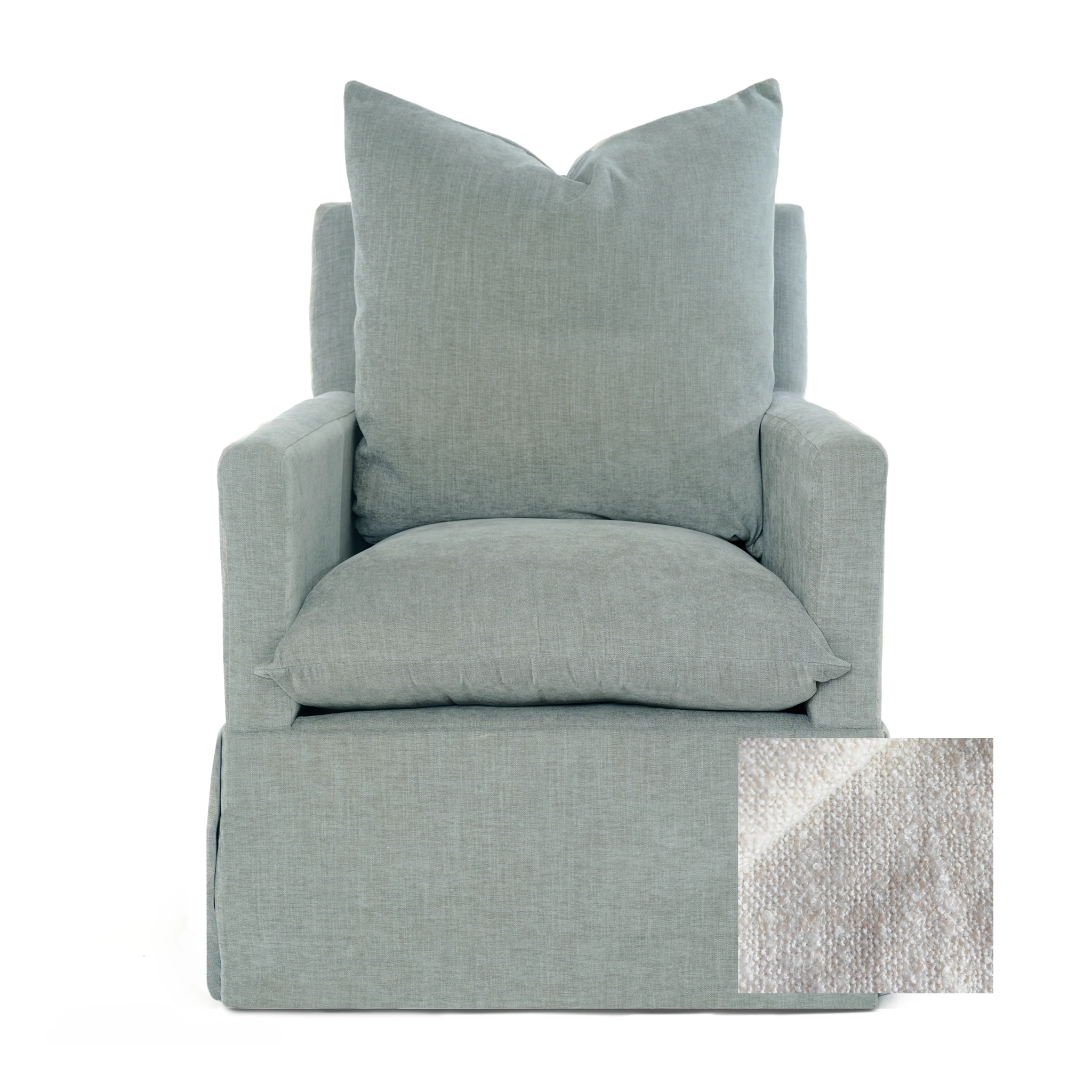 Oilo Zoey Swivel Nursery Glider - Tots to Teens Furniture