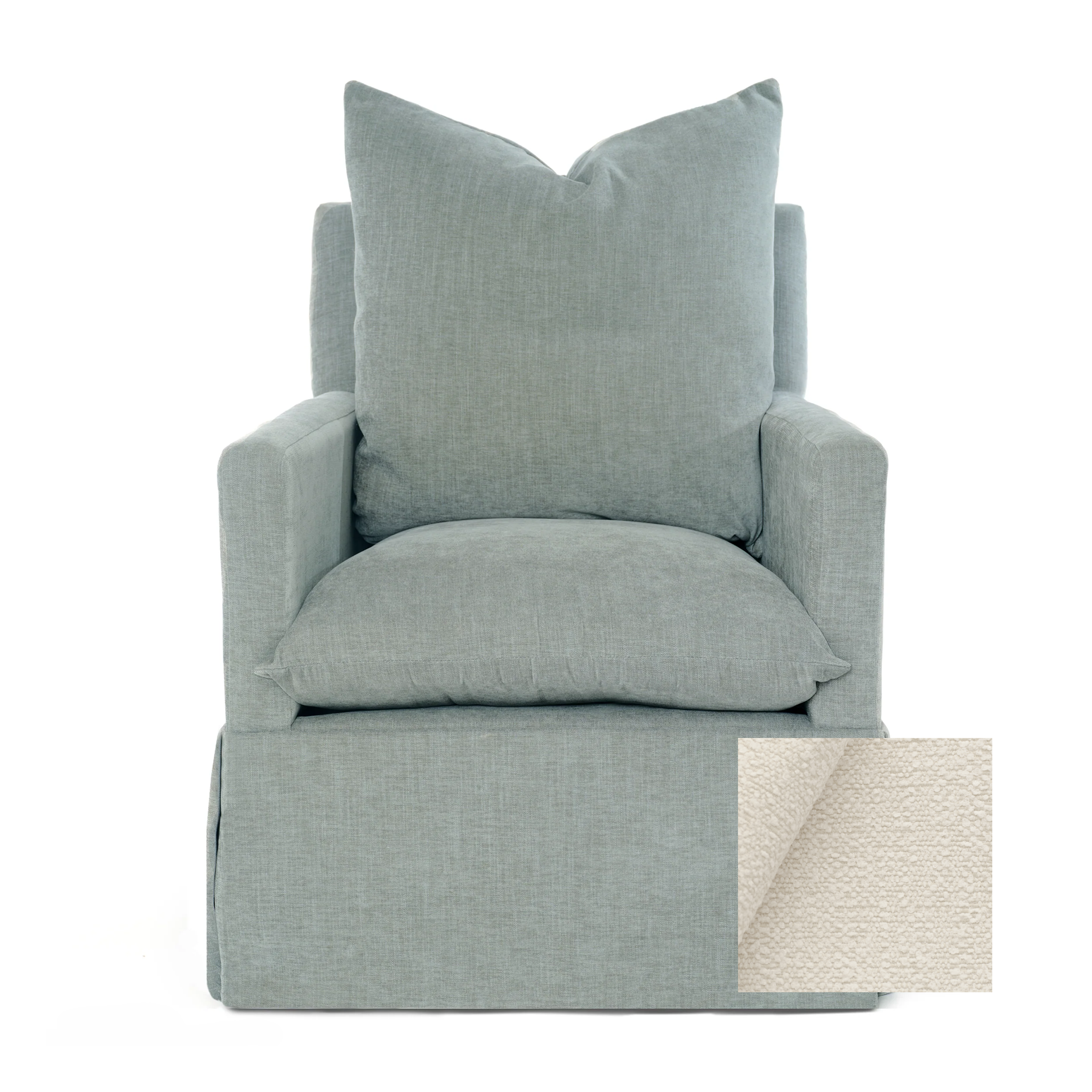 Oilo Zoey Swivel Nursery Glider - Tots to Teens Furniture