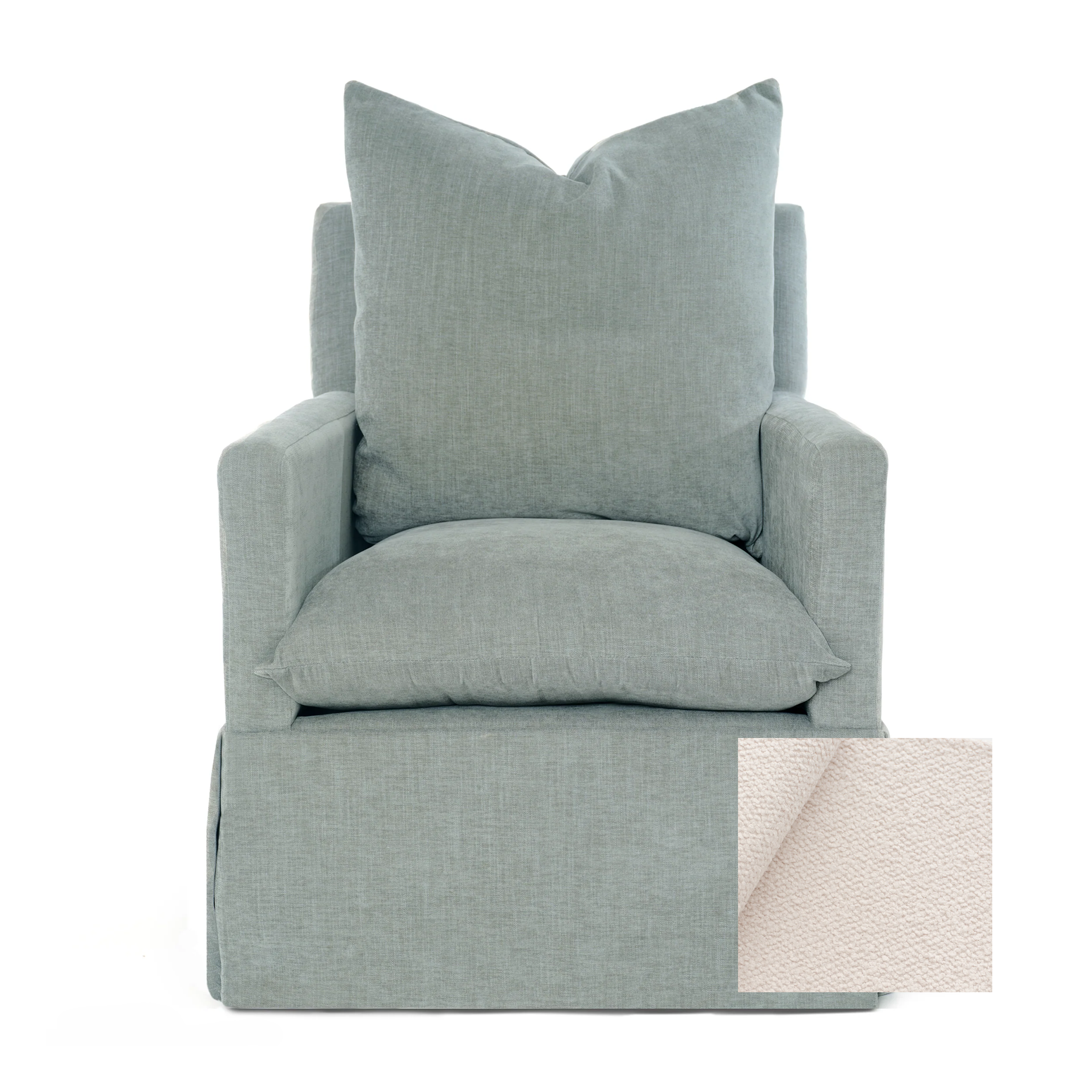 Oilo Zoey Swivel Nursery Glider - Tots to Teens Furniture