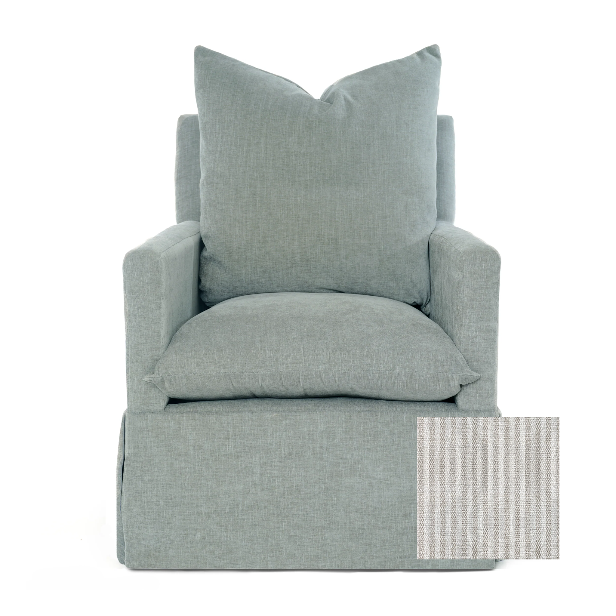 Oilo Zoey Swivel Nursery Glider - Tots to Teens Furniture