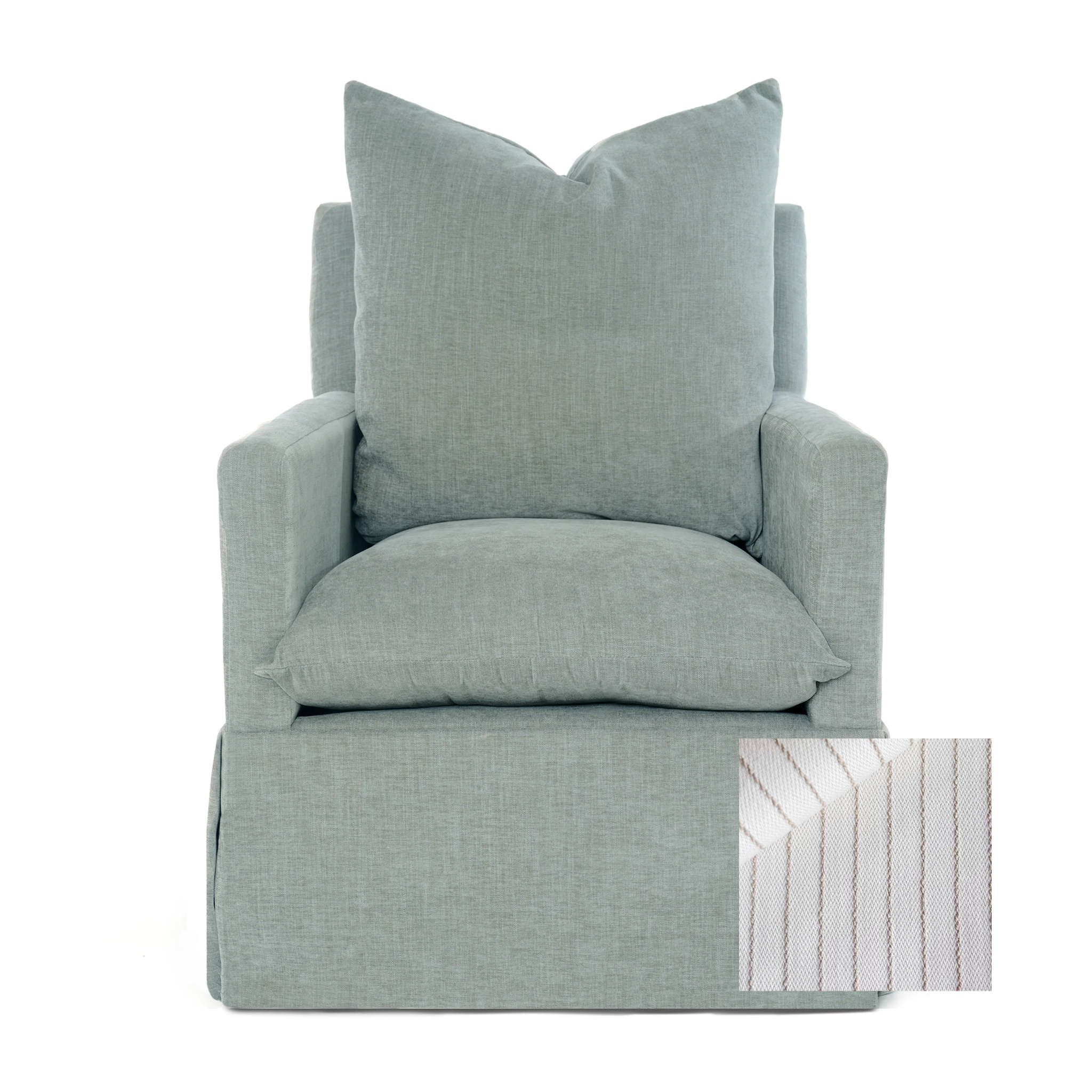 Oilo Zoey Swivel Nursery Glider - Tots to Teens Furniture