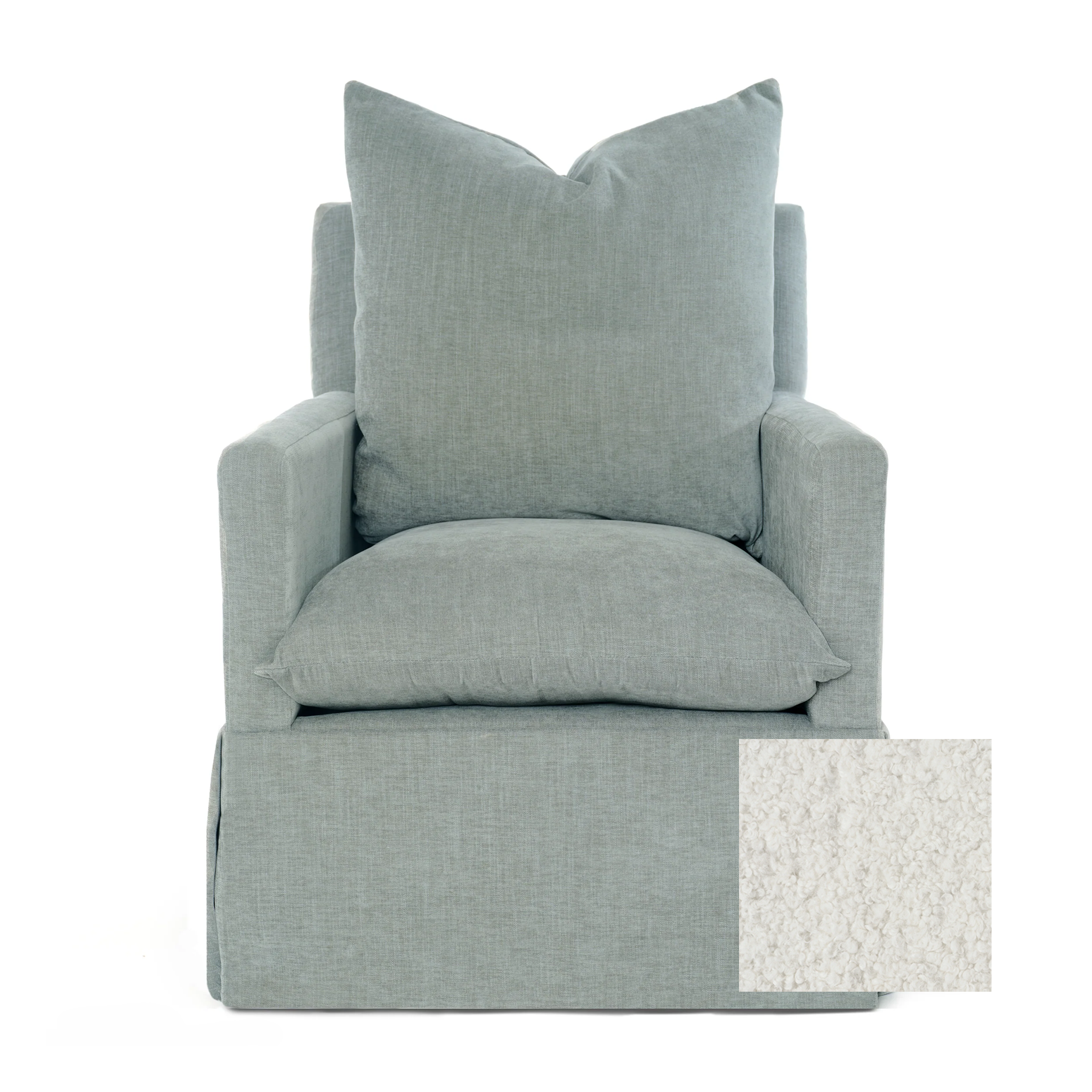 Oilo Zoey Swivel Nursery Glider - Tots to Teens Furniture