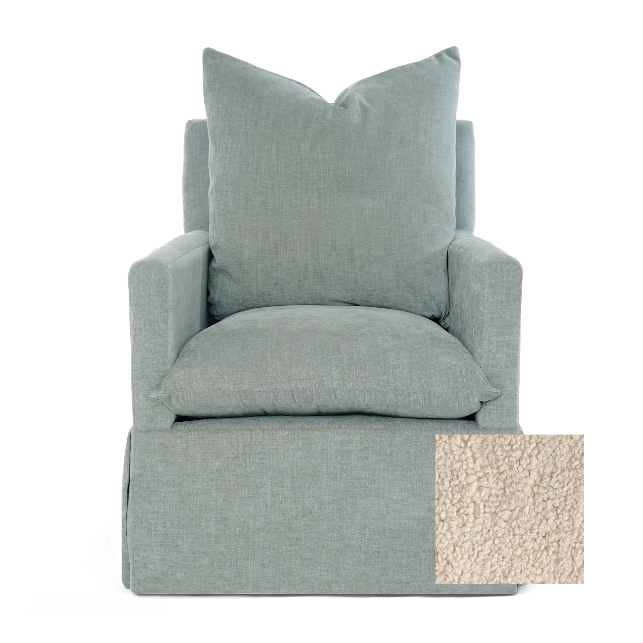 Oilo Zoey Swivel Nursery Glider - Tots to Teens Furniture