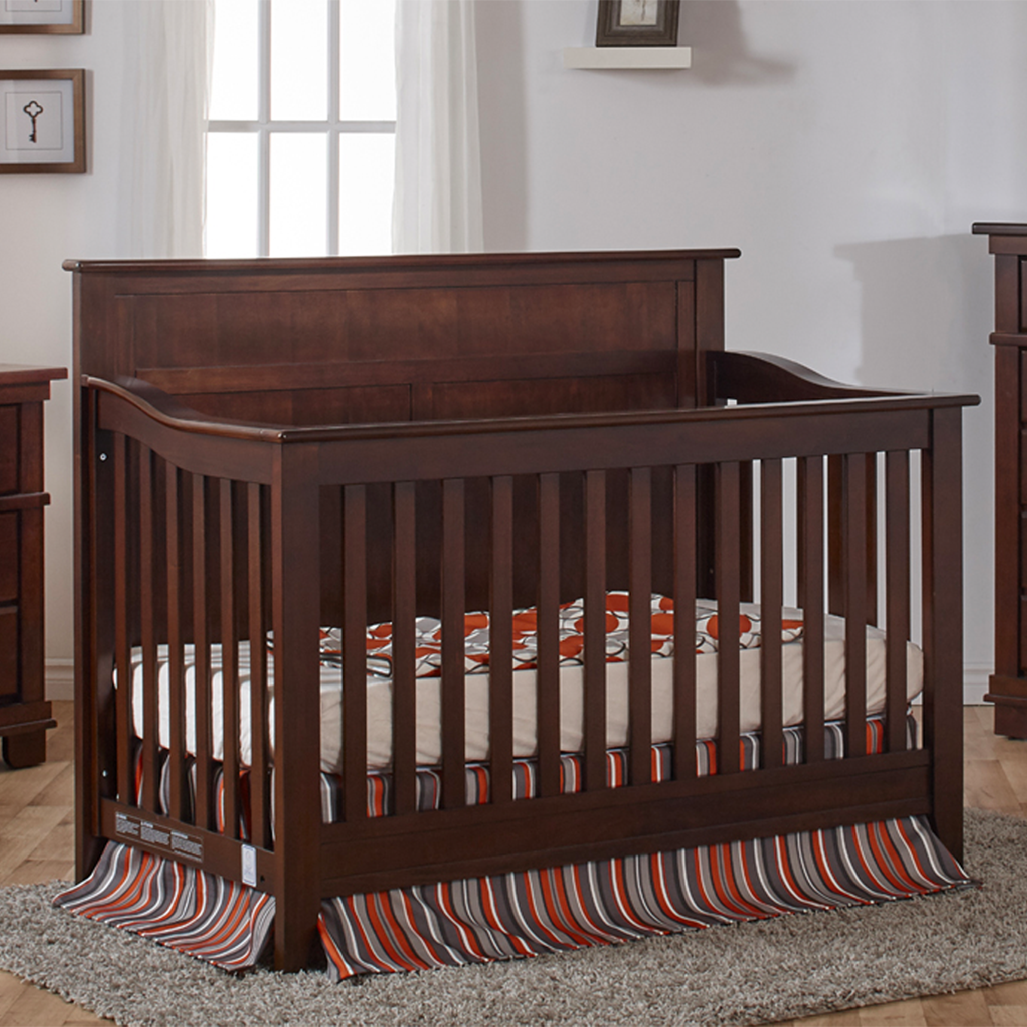 Napoli Flat Top Forever Convertible Crib - Tots to Teens Furniture