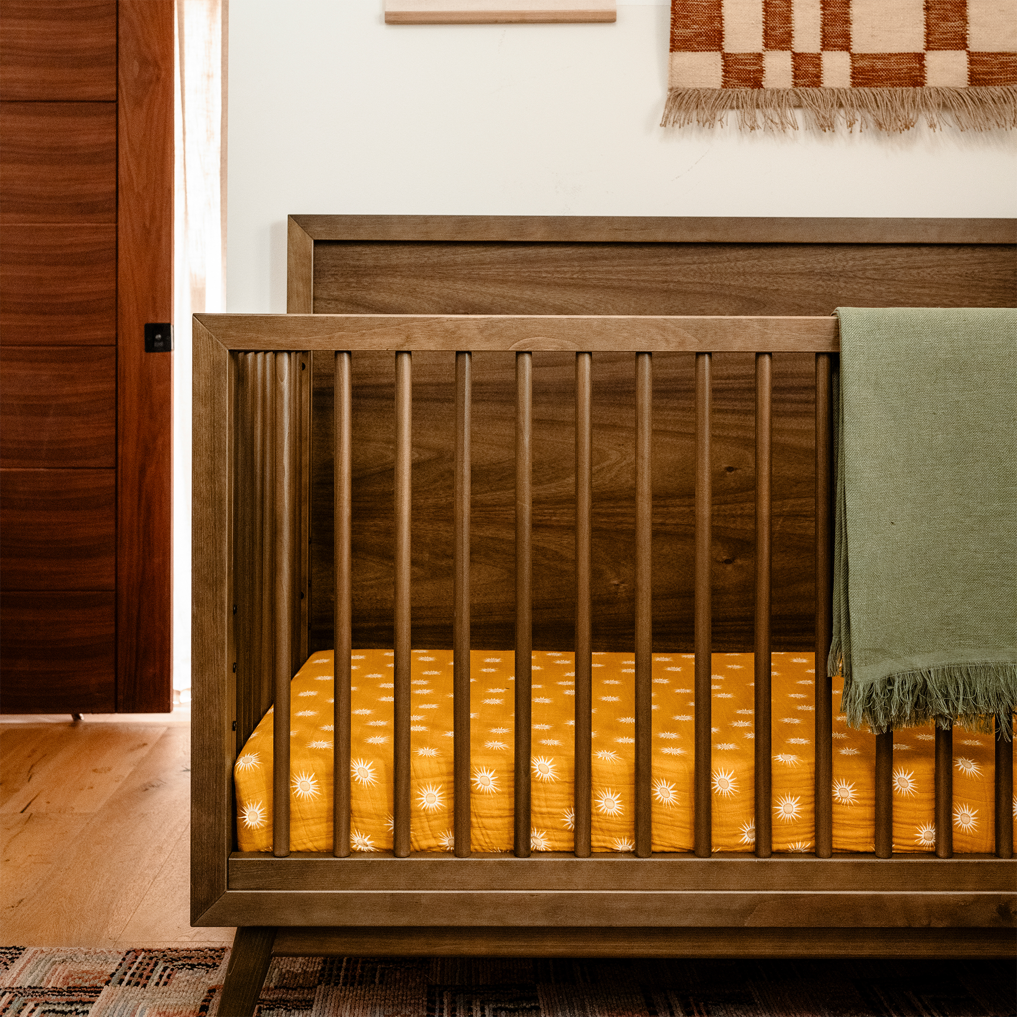 Palma 4 in 1 Convertible Crib with Toddler Bed Conversion Kit - Tots to Teens Furniture