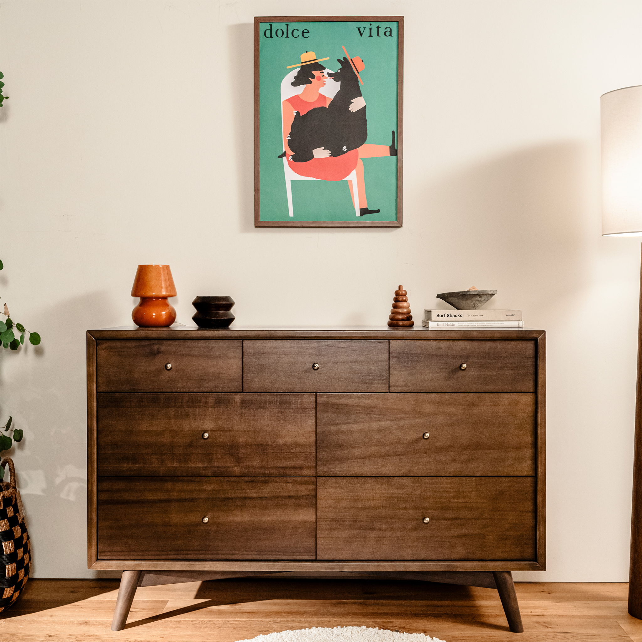 Palma 7 Drawer Double Dresser - Tots to Teens Furniture