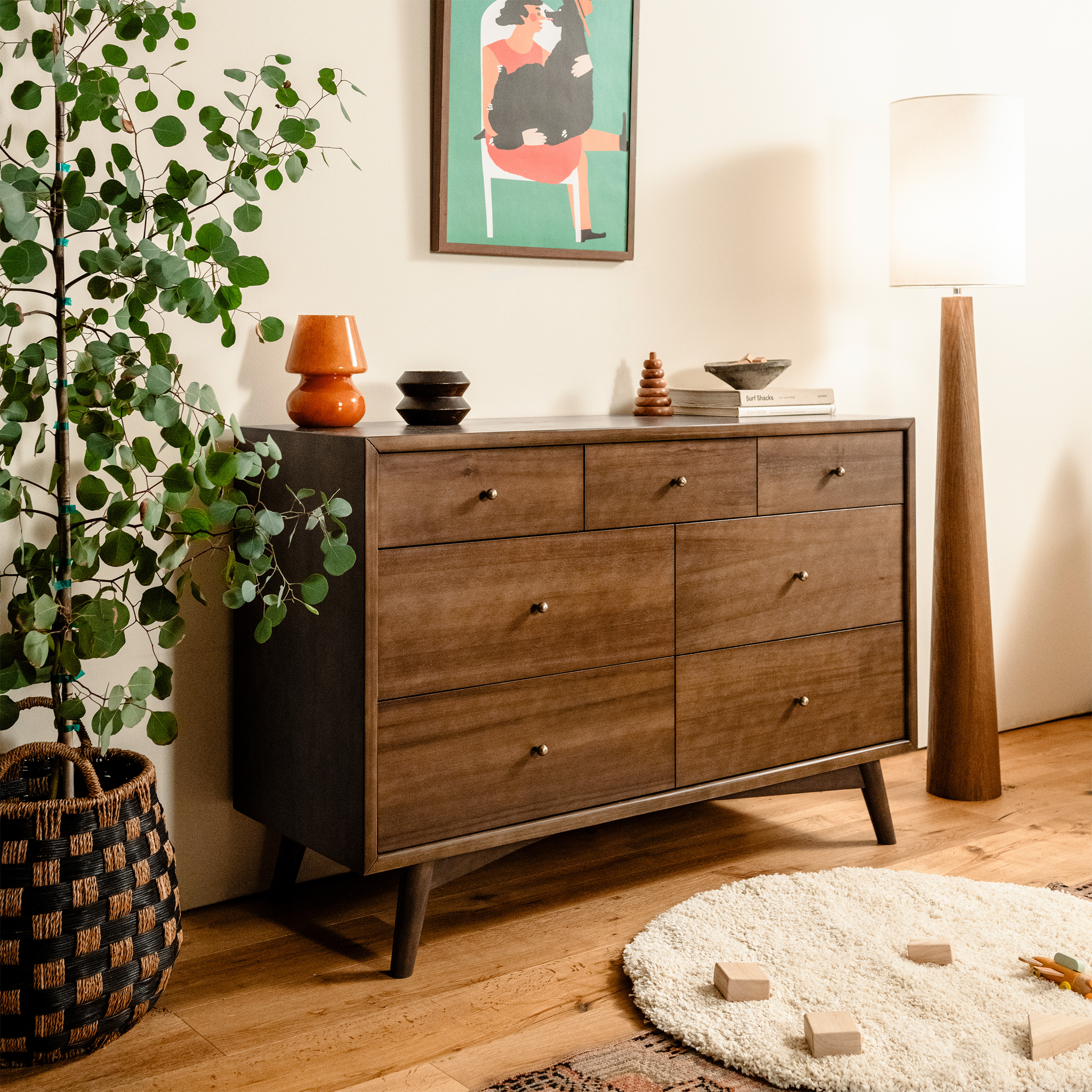 Palma 7 Drawer Double Dresser - Tots to Teens Furniture