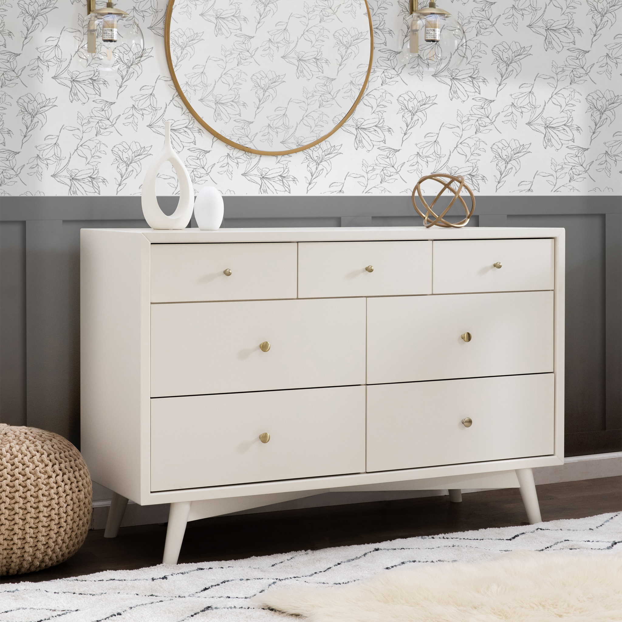 Palma 7 Drawer Double Dresser - Tots to Teens Furniture