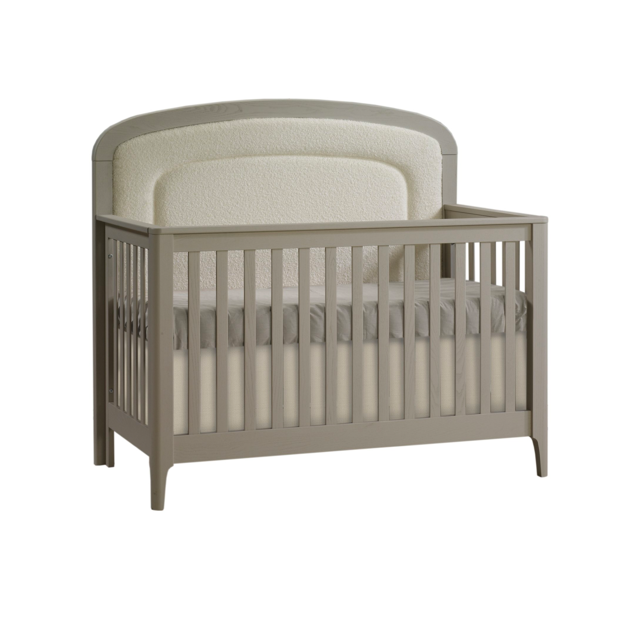 Palo Convertible Crib with Upholstered Boucle Panel - Tots to Teens Furniture