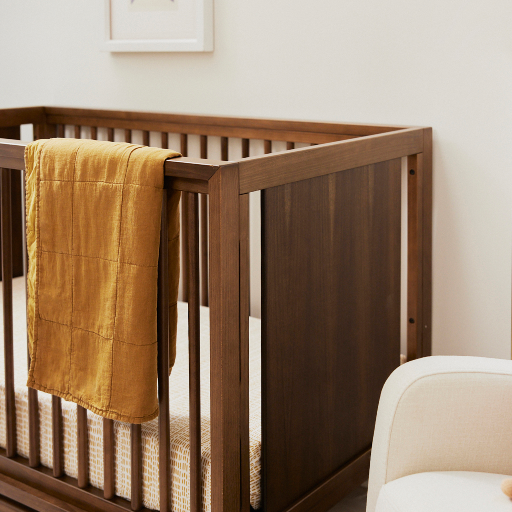 Peggy 3 in 1 Convertible Crib with Toddler Bed Conversion Kit - Tots to Teens Furniture