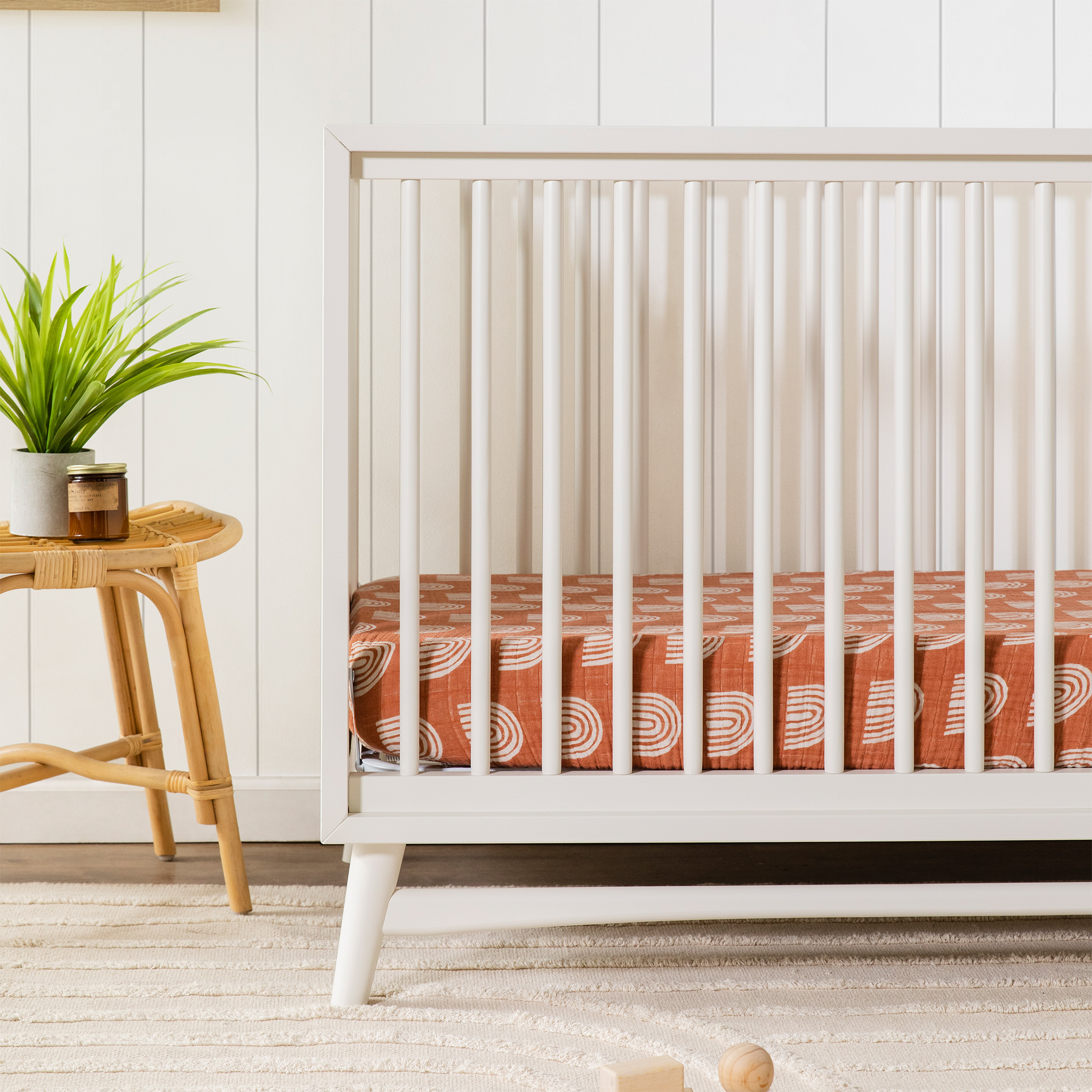 Peggy 3 in 1 Convertible Crib with Toddler Bed Conversion Kit - Tots to Teens Furniture