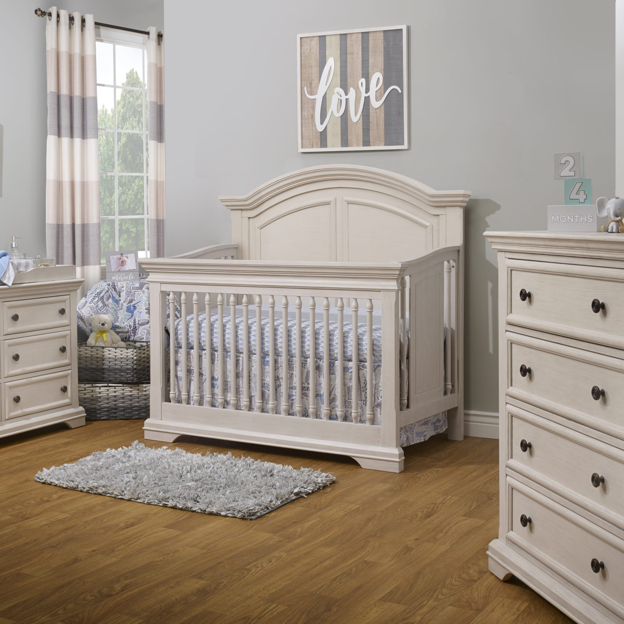 Portofino High Arch 4 in 1 Crib - Tots to Teens Furniture