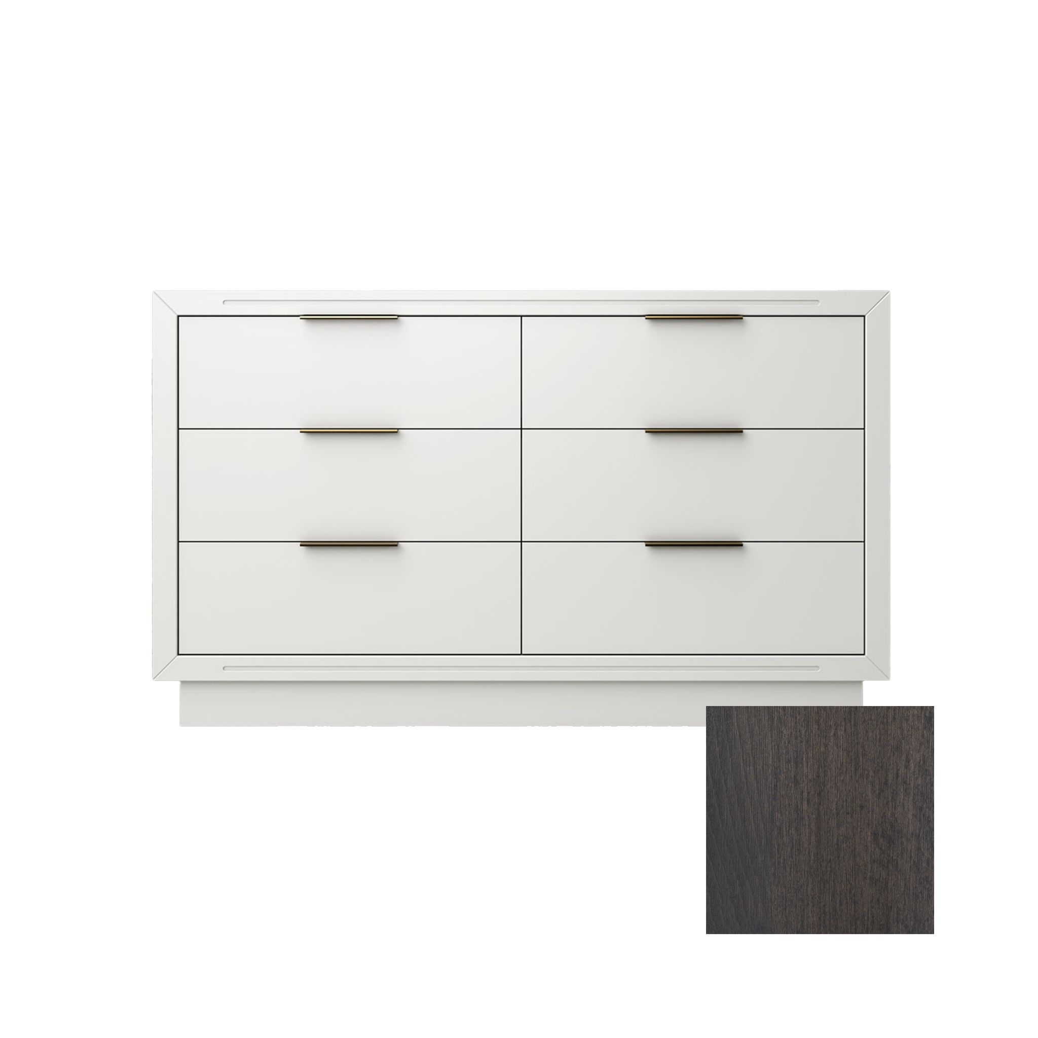Romina Quadro Double Dresser - Tots to Teens Furniture