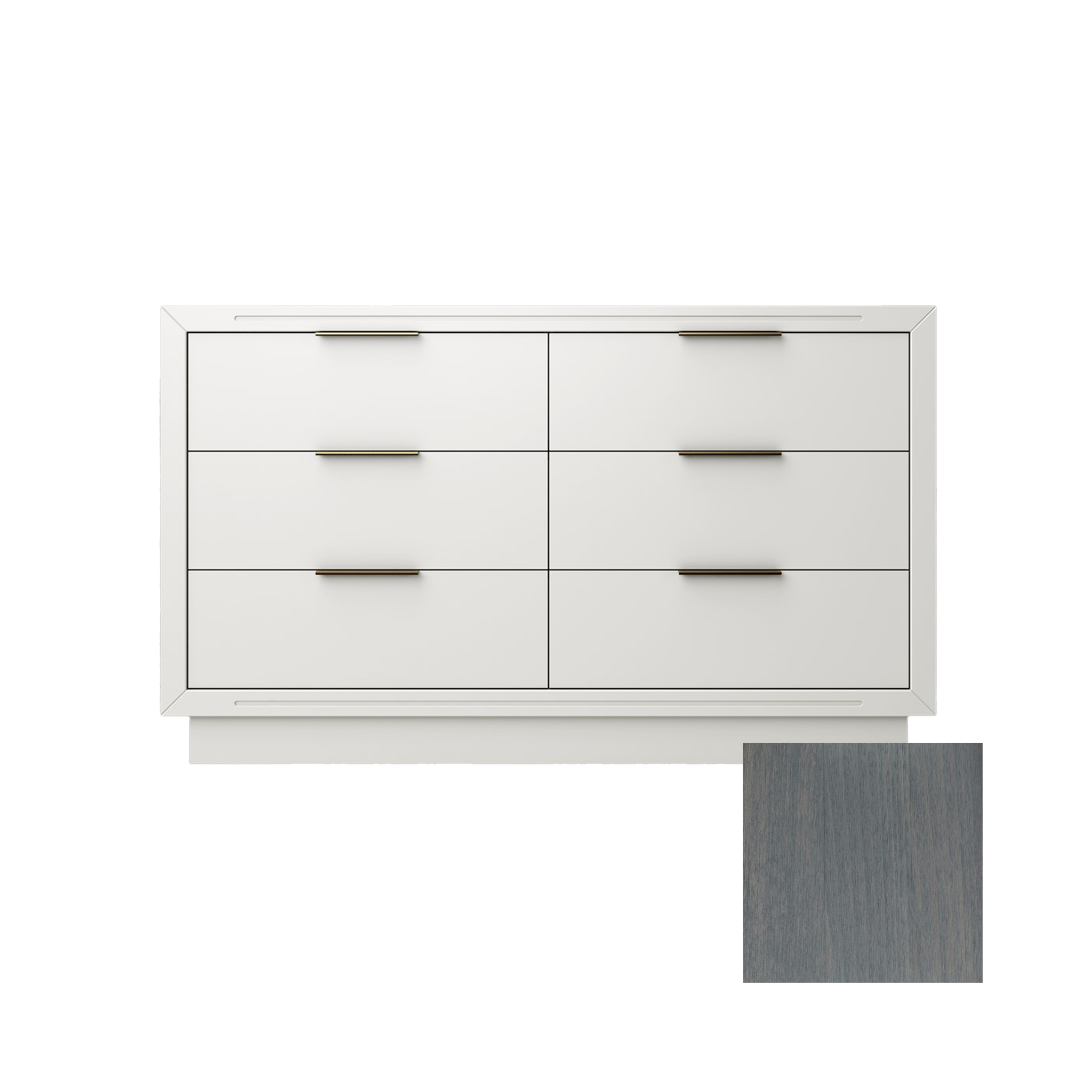 Romina Quadro Double Dresser - Tots to Teens Furniture