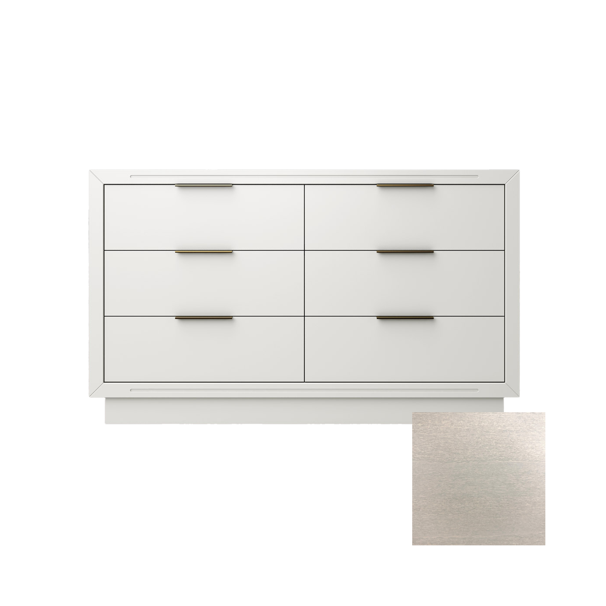 Romina Quadro Double Dresser - Tots to Teens Furniture