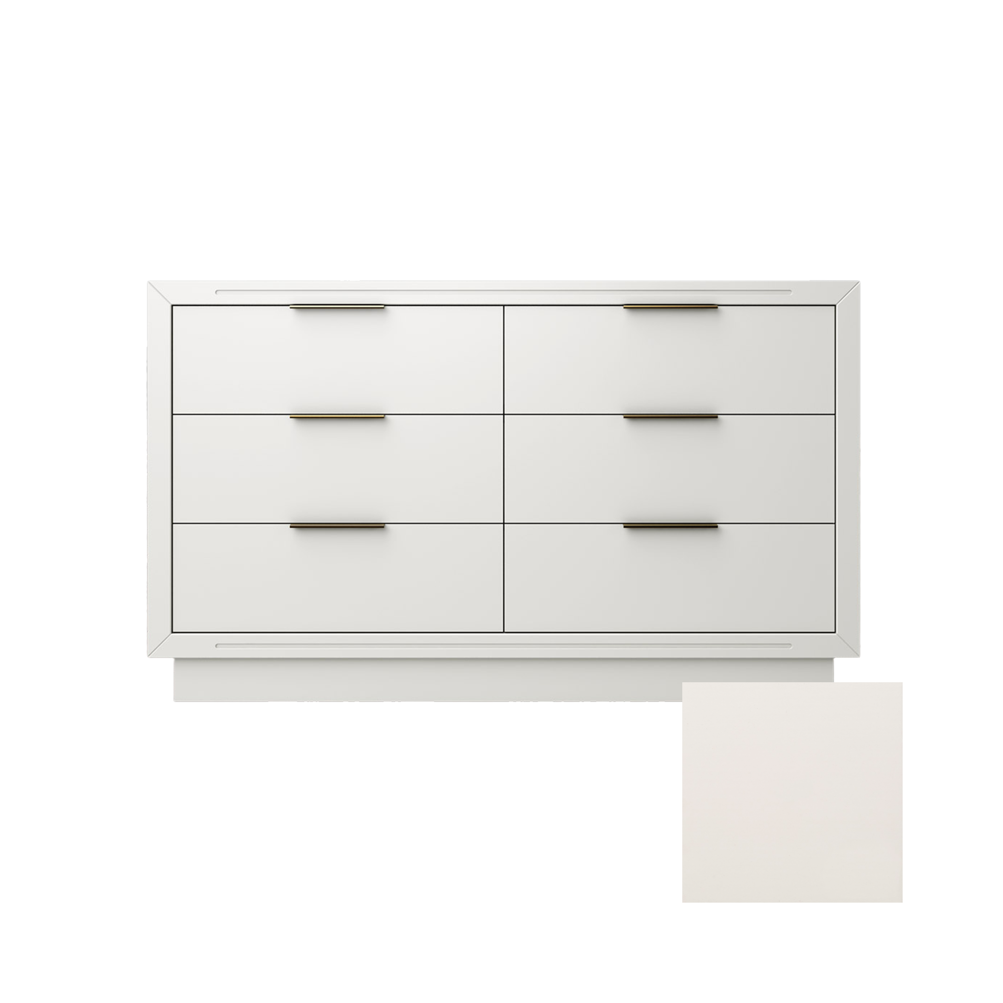 Romina Quadro Double Dresser - Tots to Teens Furniture