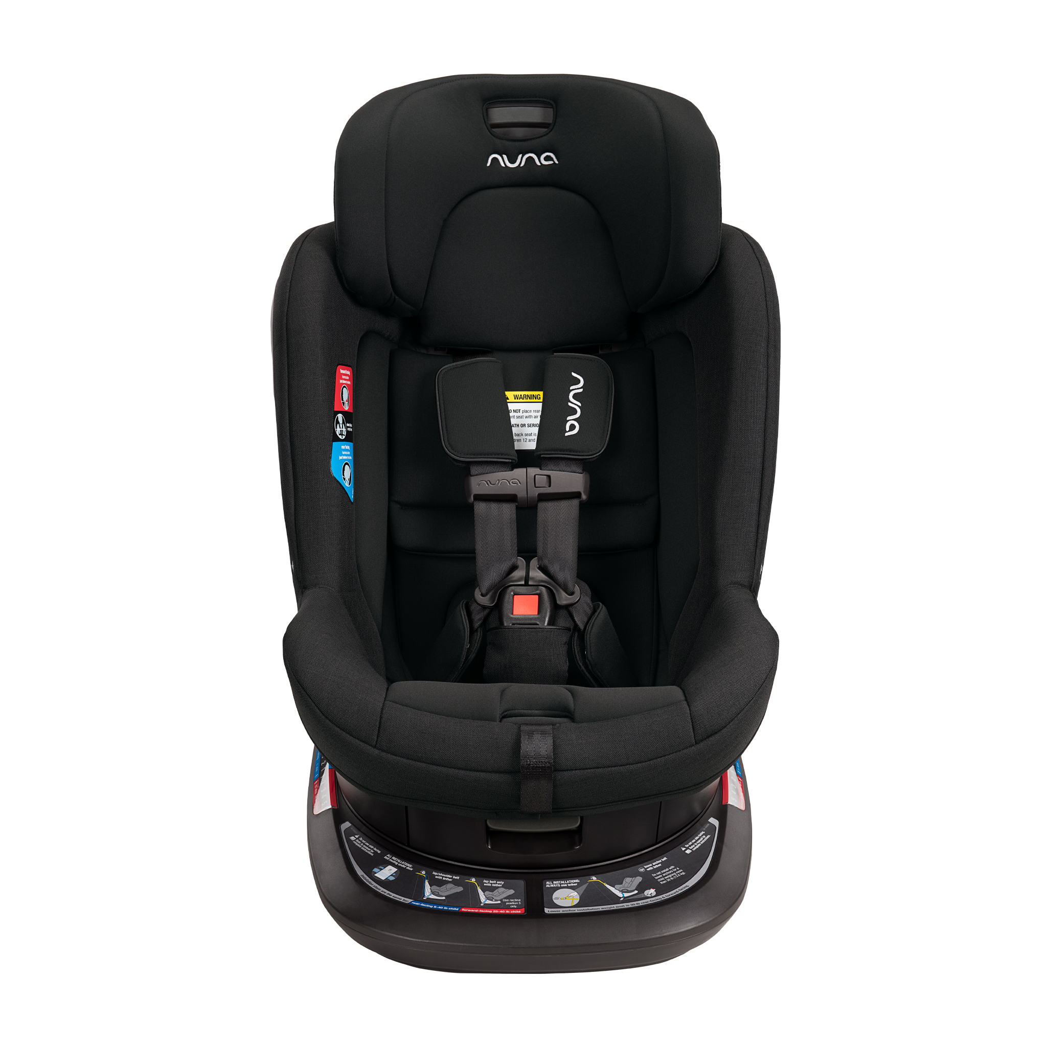 Nuna revv™ Rotating Convertible Car Seat in Caviar - Tots to Teens Furniture